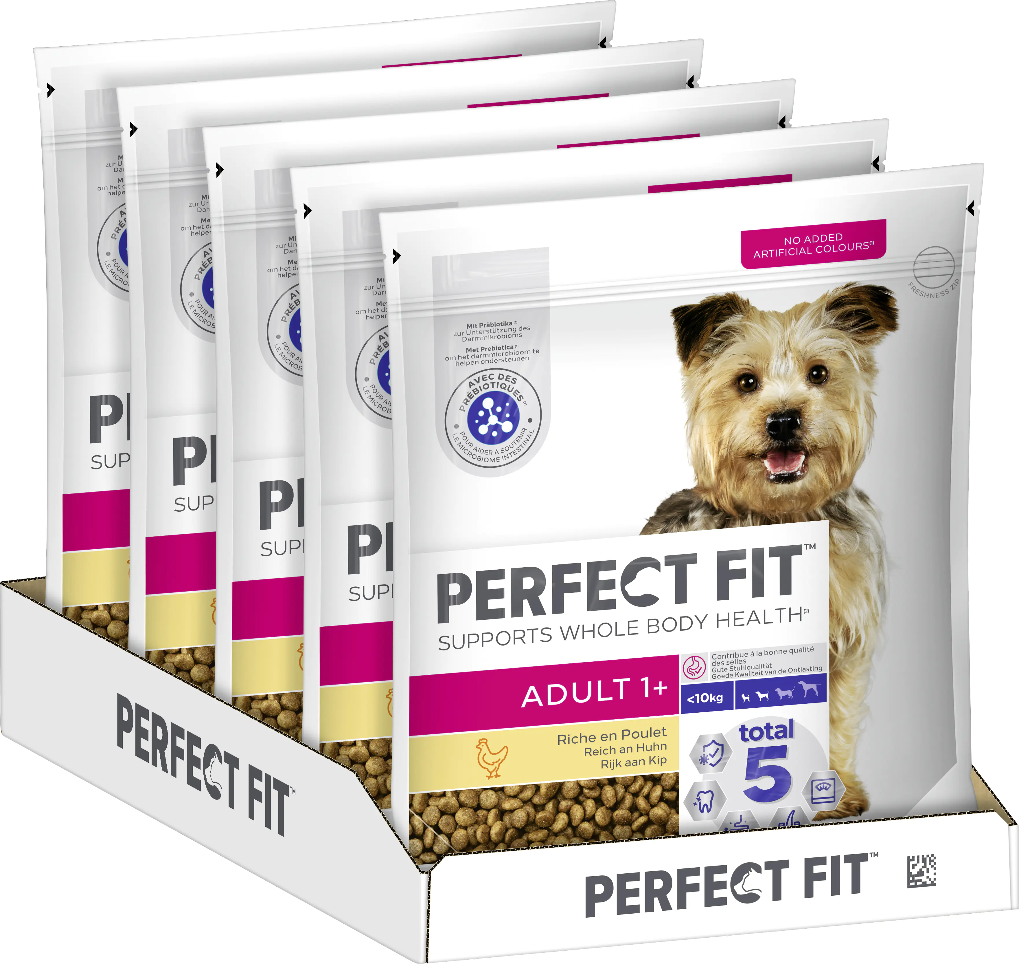 Perfect Fit Hundefutter Adult mit Huhn 1400 g Beutel, für Hunde unter 10kg
