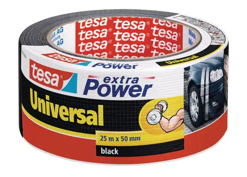 tesa extra Power Klebeband Universal tesa extra Power Klebeband Universal 25 m x 50 mm, schwarz