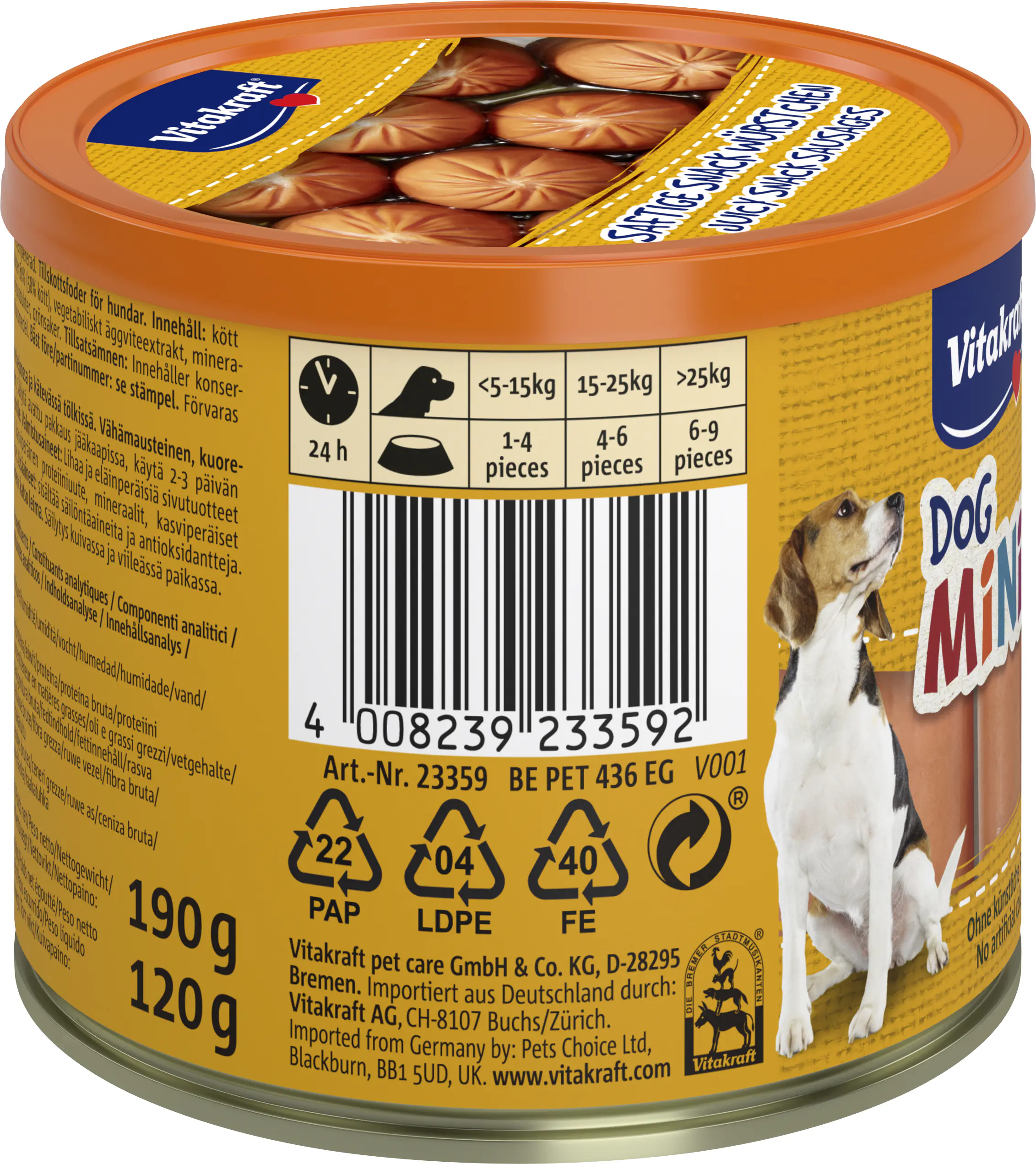Vitakraft Dog Minis® 120 g