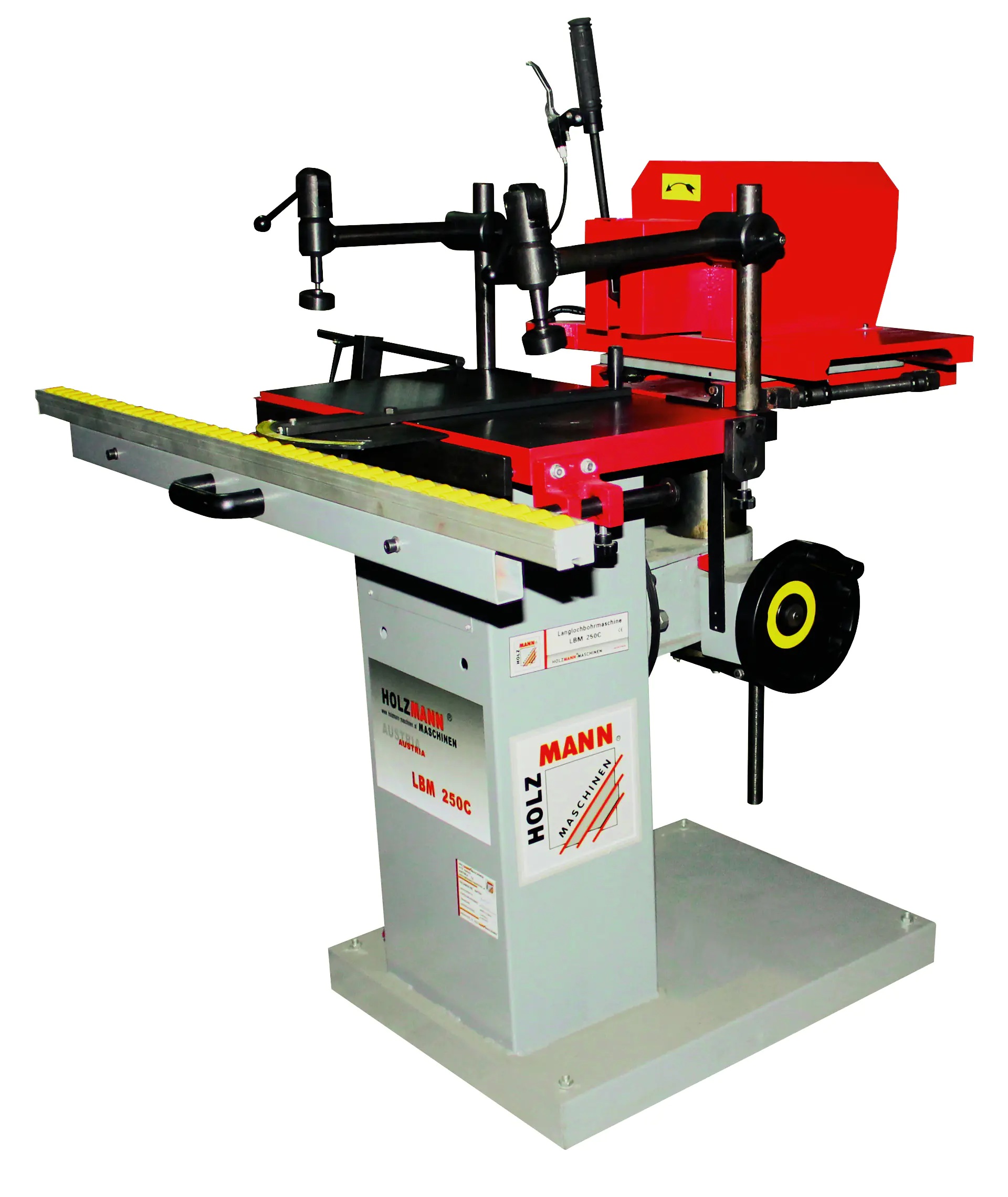 Holzmann Langlochbohrmaschine inkl. Rasterlineal LBM250C_400V Holzmann Langlochbohrmaschine inkl. Rasterlineal LBM250C_400V