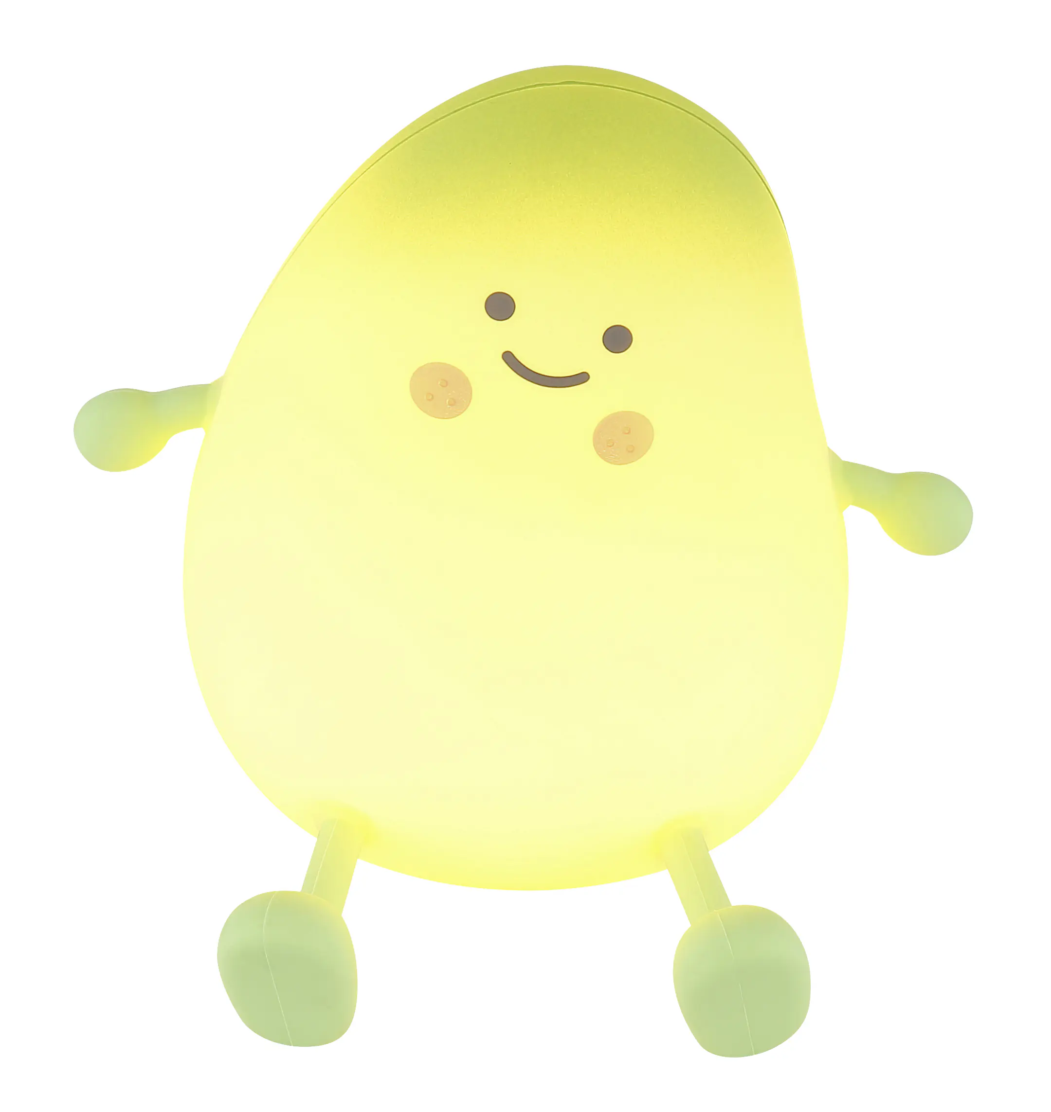 Globo Akku Tischleuchte Mangi 2W warmweiß gelb Kunststoff