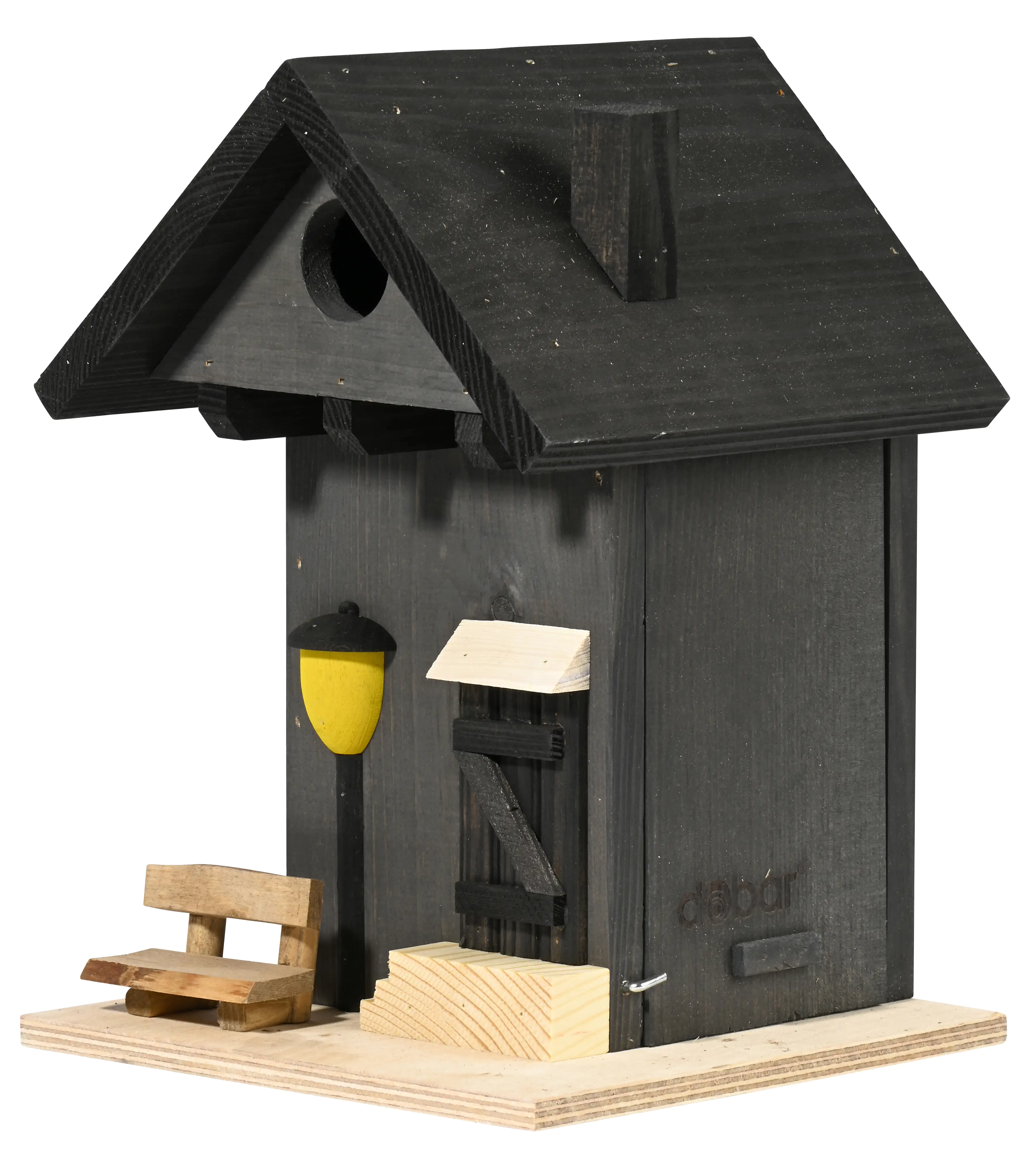 Dobar Nistkasten Onkel Bob schwarz 18 x 18,5 x 26 xm