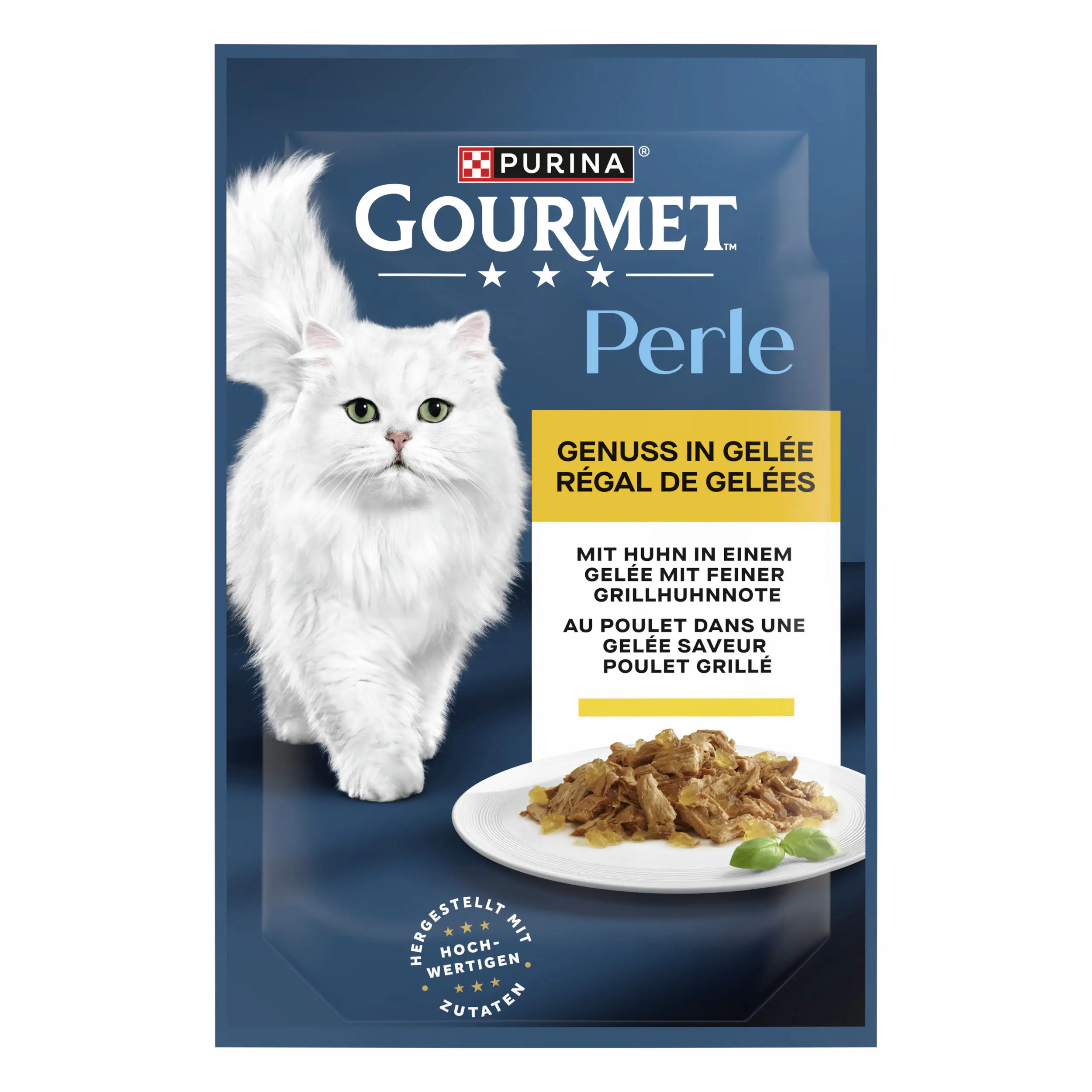 Gourmet Perle Katzenfutter Genuss in Gelee mit Huhn 26 x 85 g