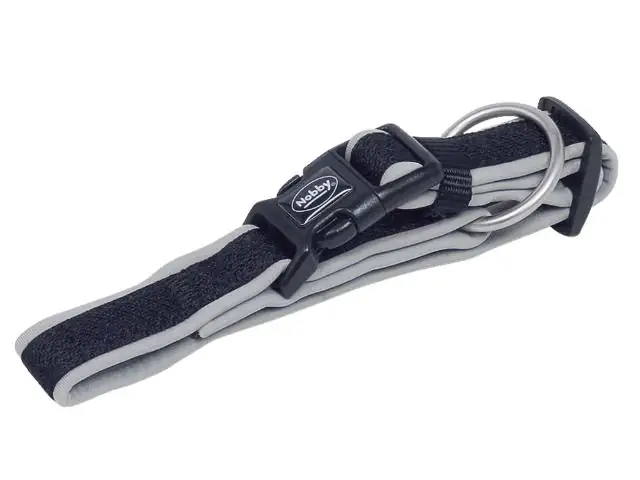 4033766098710 Nobby Halsband Mesh Preno grau