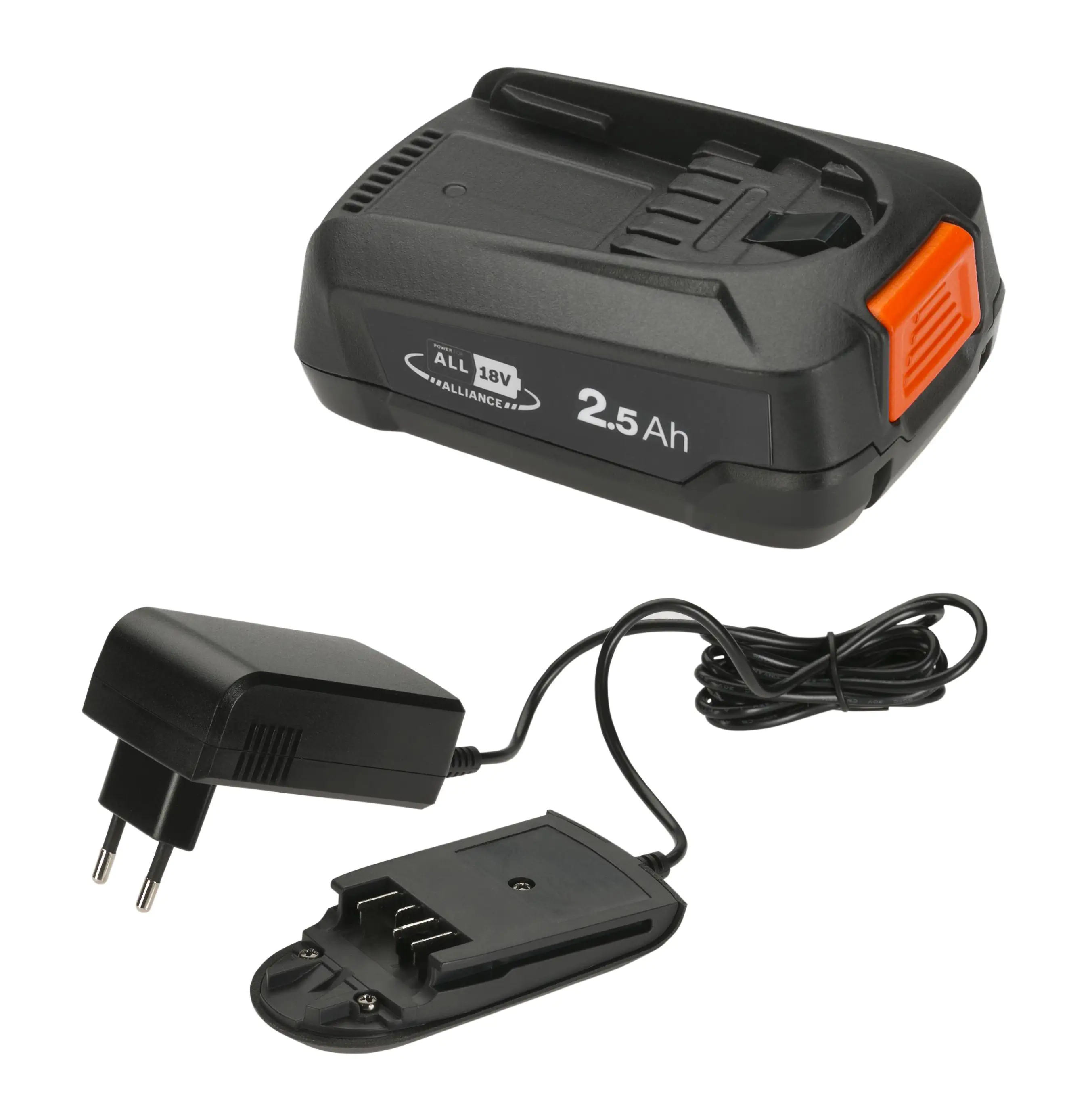 Gardena Starter Kit P4A 18V/45 2,5Ah + AL 1810 CV inkl. Akku und Ladegerät