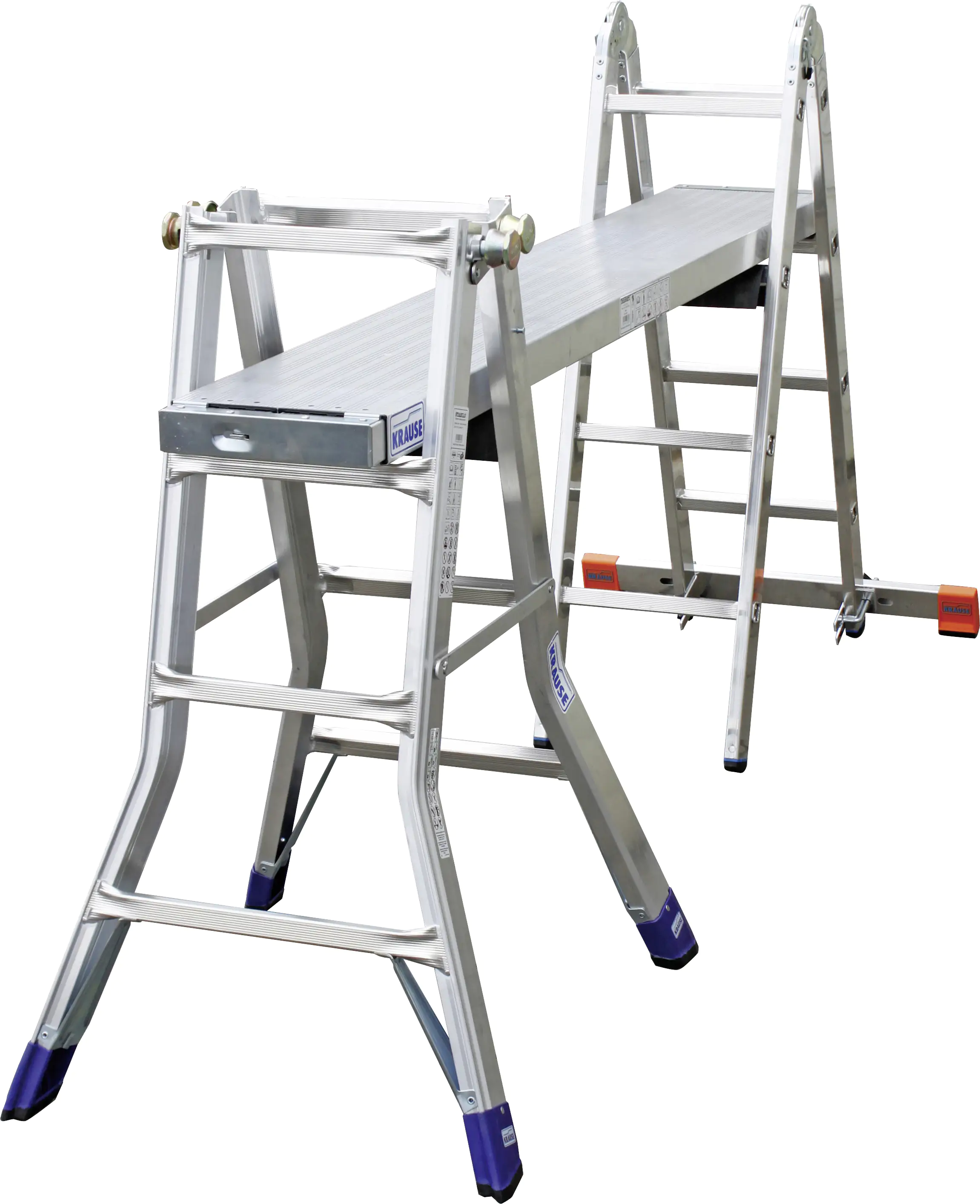 Krause Aluminium-Gelenk-Teleskopleiter STABILO 5 m