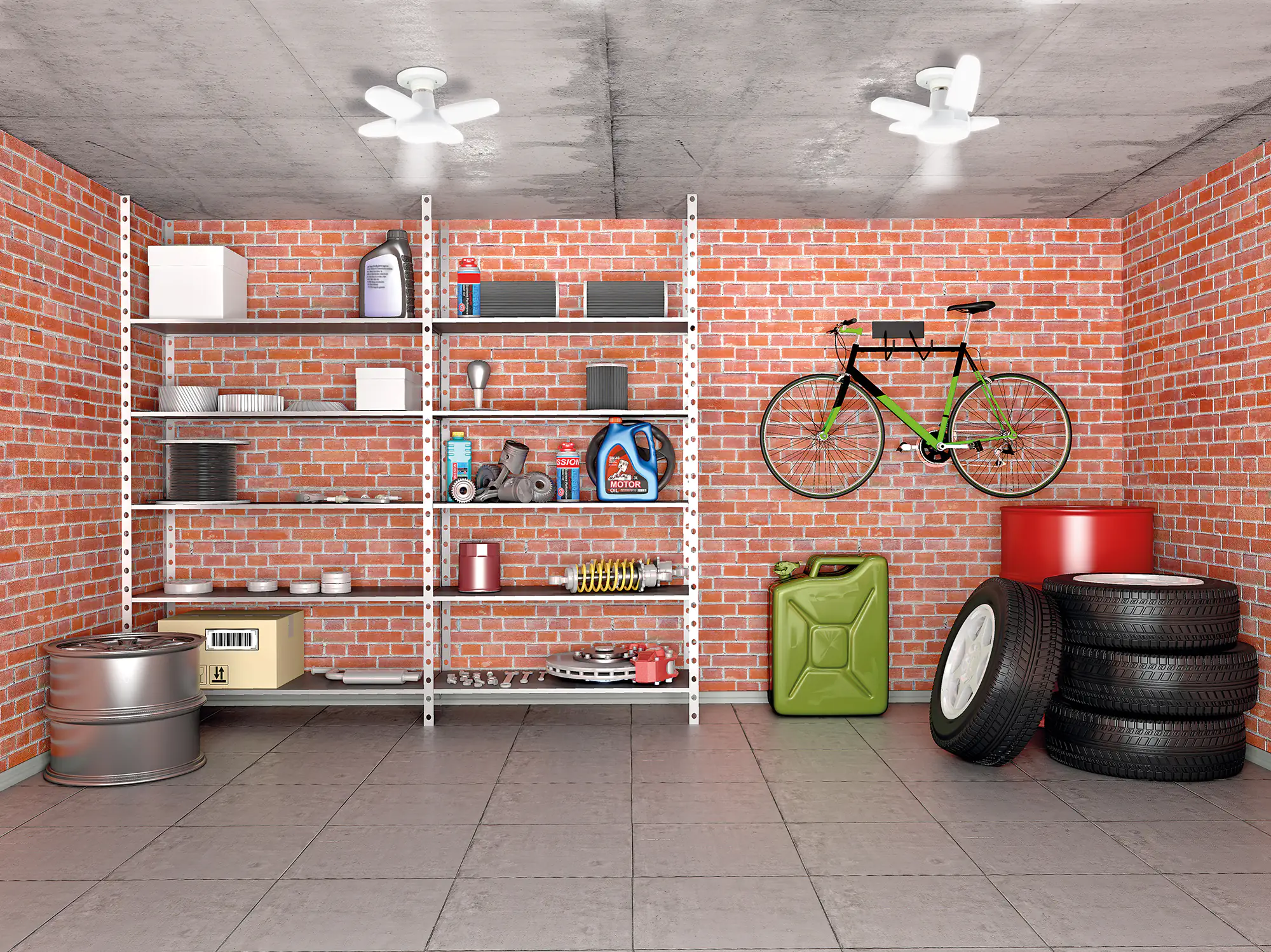 Schwaiger 360° Mini LED Garagen-/ Werkstattleuchte weiß, 360° drehbar Schwaiger 360° Mini LED Garagen-/ Werkstattleuchte weiß, 360° drehbar