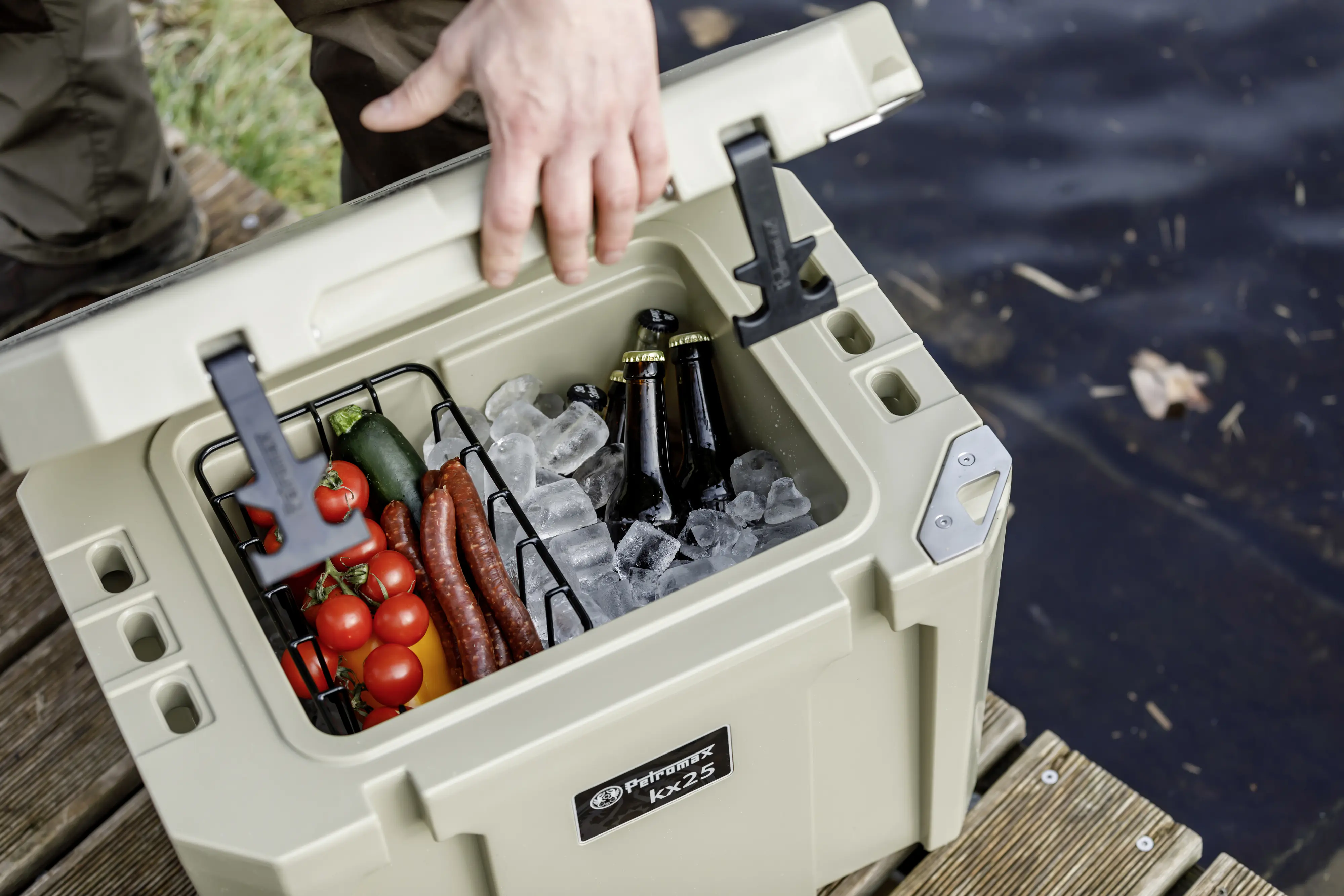 Petromax Einsatzkorb für Kühlbox kx25 schwarz