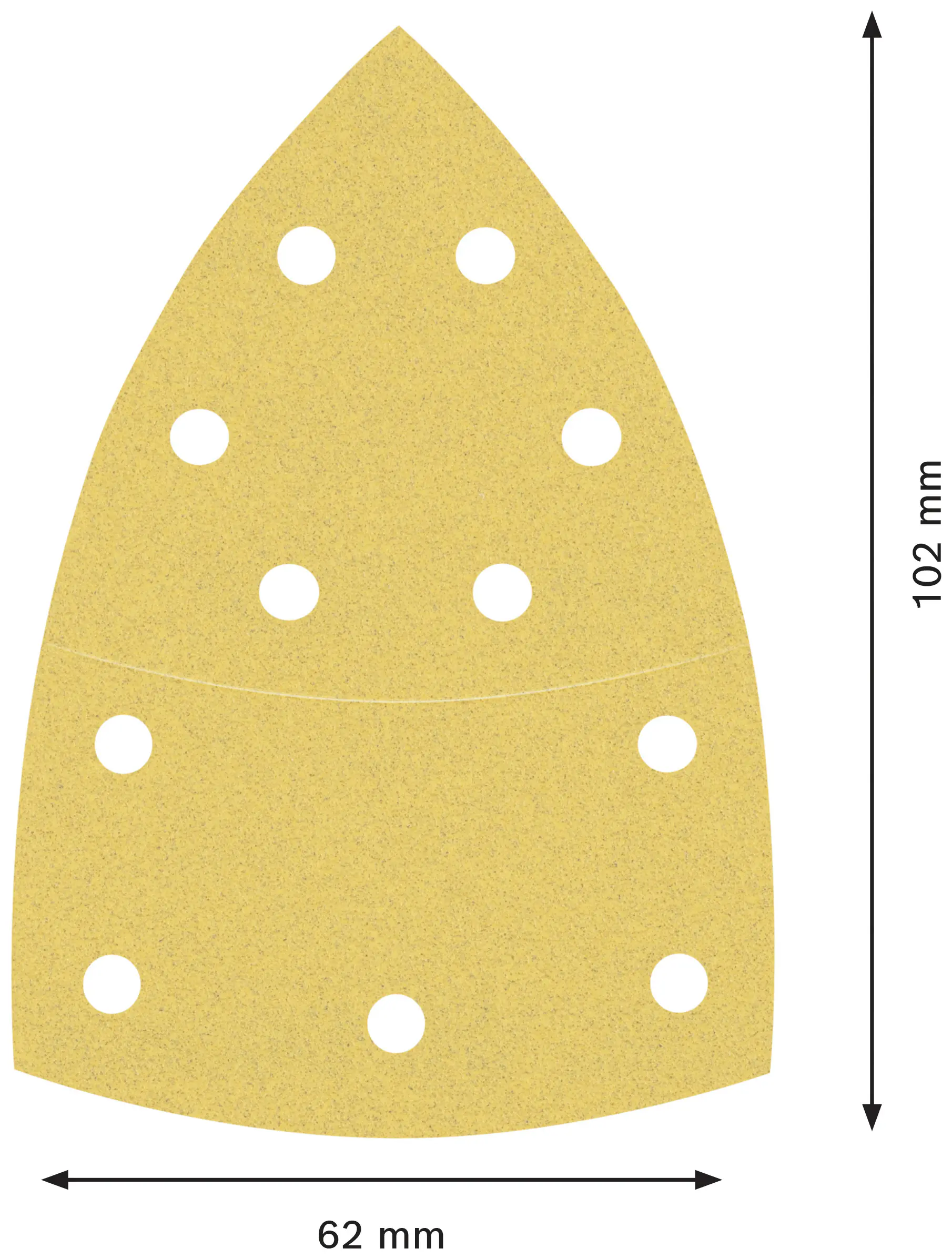 Bosch Expert Schleifpapier C470 102 x 62 mm G 120 10 Stück