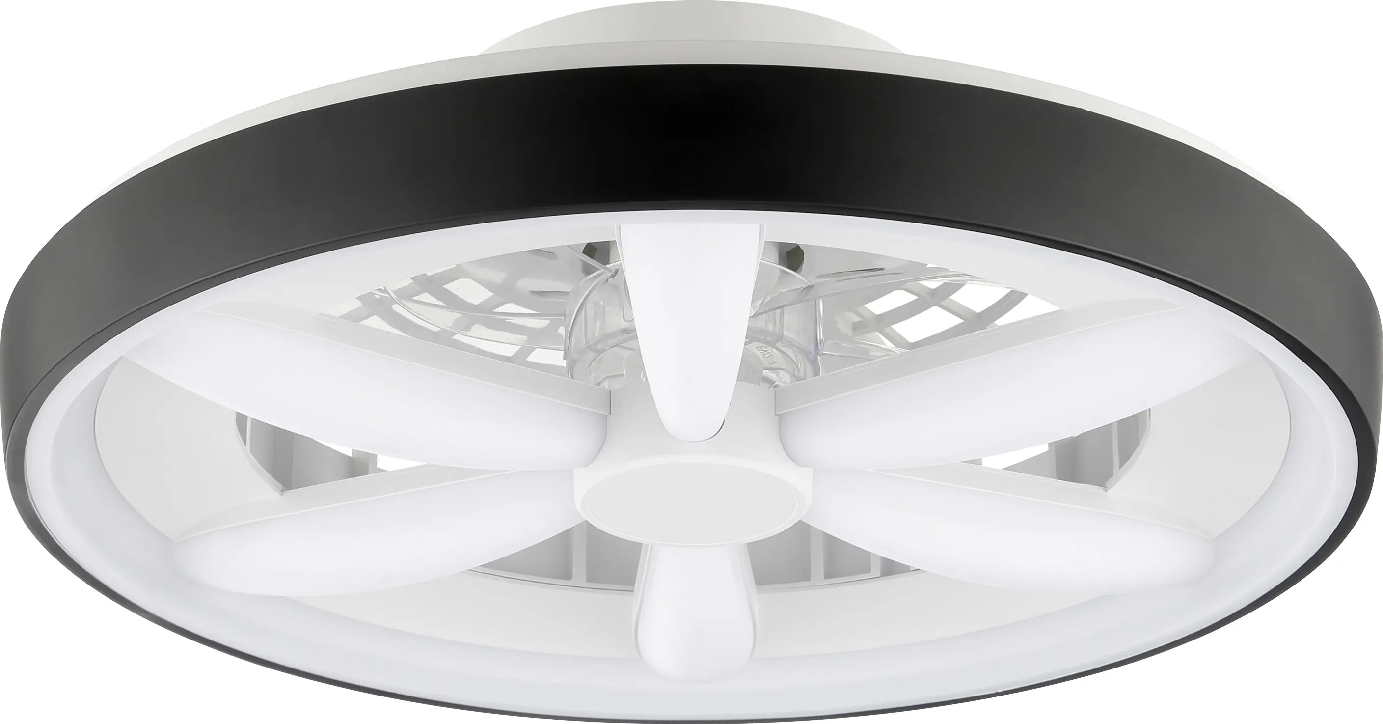 Brilliant LED Deckenleuchte mit Ventilator Gaiano Ø 48 cm 48 W schwarz