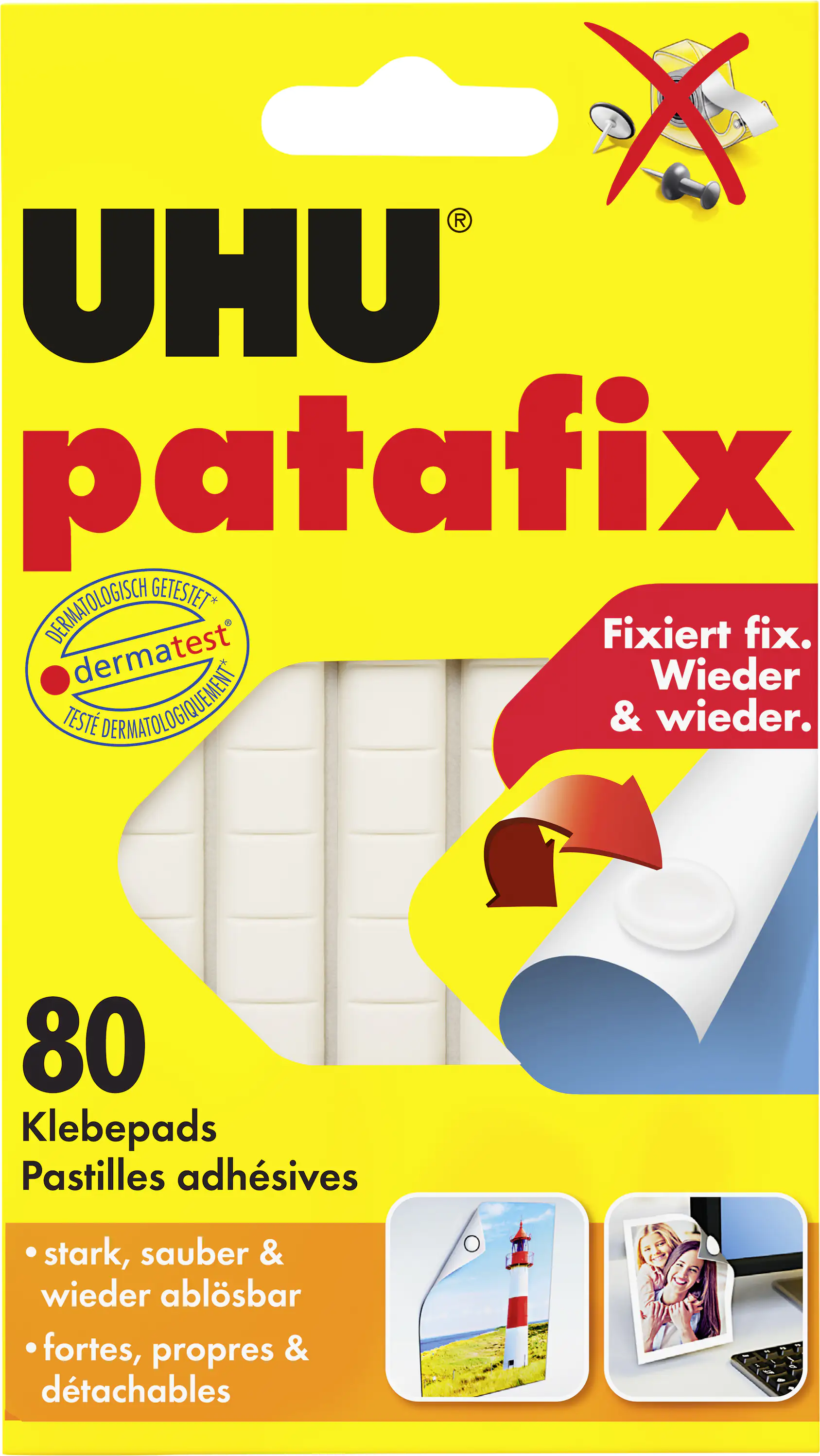 UHU patafix weiß 80 Stück UHU patafix weiß 80 Stück
