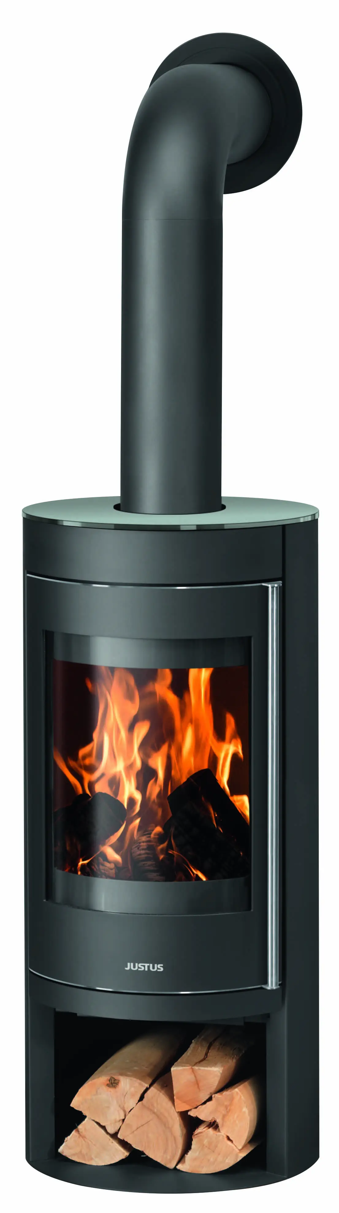 Justus Kaminofen Mino 2.0 Stahl schwarz mit Abdeckplatte Glas 5,5 kW Justus Kaminofen Mino 2.0 Stahl schwarz mit Abdeckplatte Glas 5,5 kW