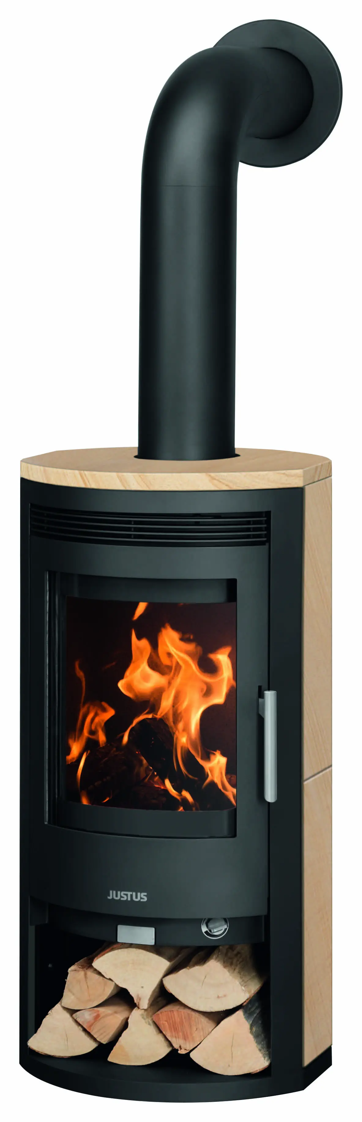 Justus Kaminofen Baltrum D 2.0 Sandstein Stahl schwarz 5,5 kW Justus Kaminofen Baltrum D 2.0 Sandstein Stahl schwarz 5,5 kW