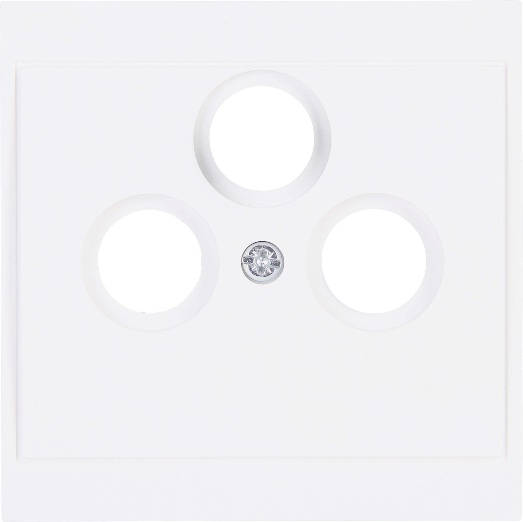 Kopp Antennenabdeckung TV/RF/SAT Malta, arktisweiß, 313713189