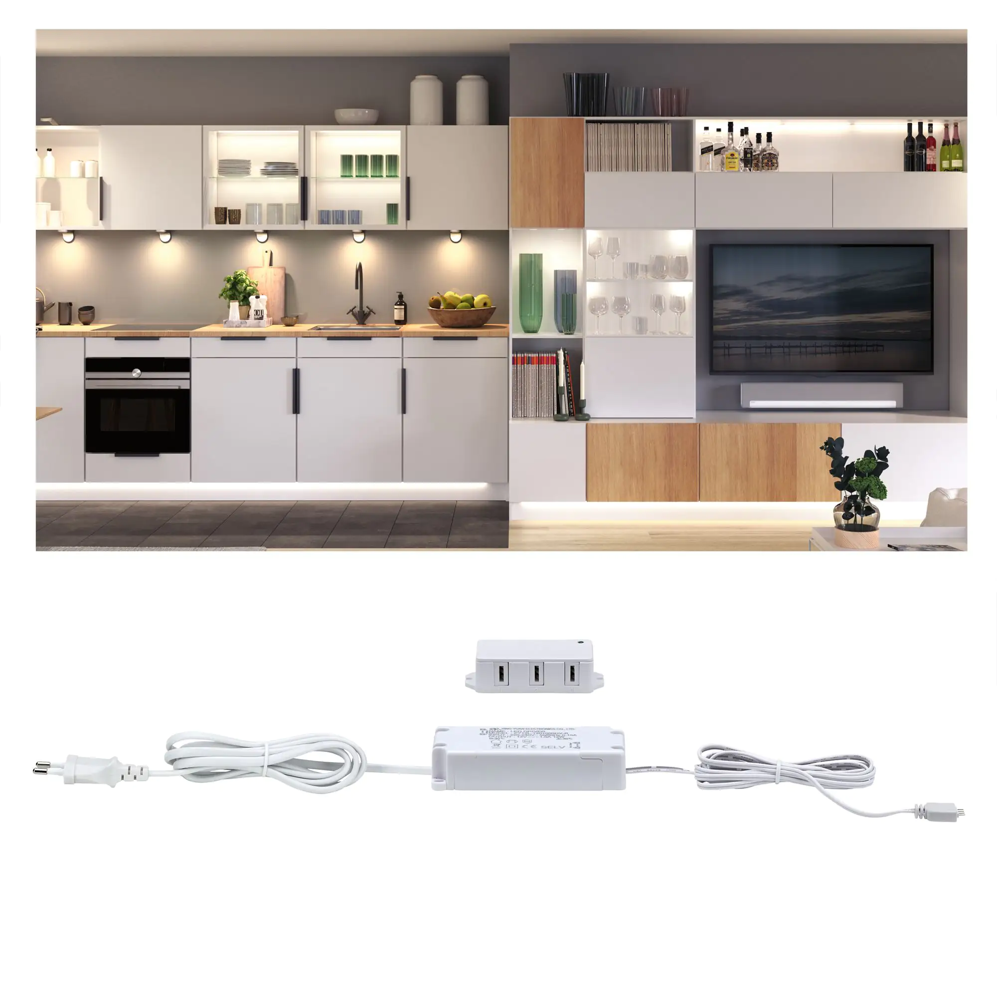 Paulmann Trafo Clever Connect Driver Paulmann Trafo Clever Connect Driver weiß inklusive 3fach Verteiler