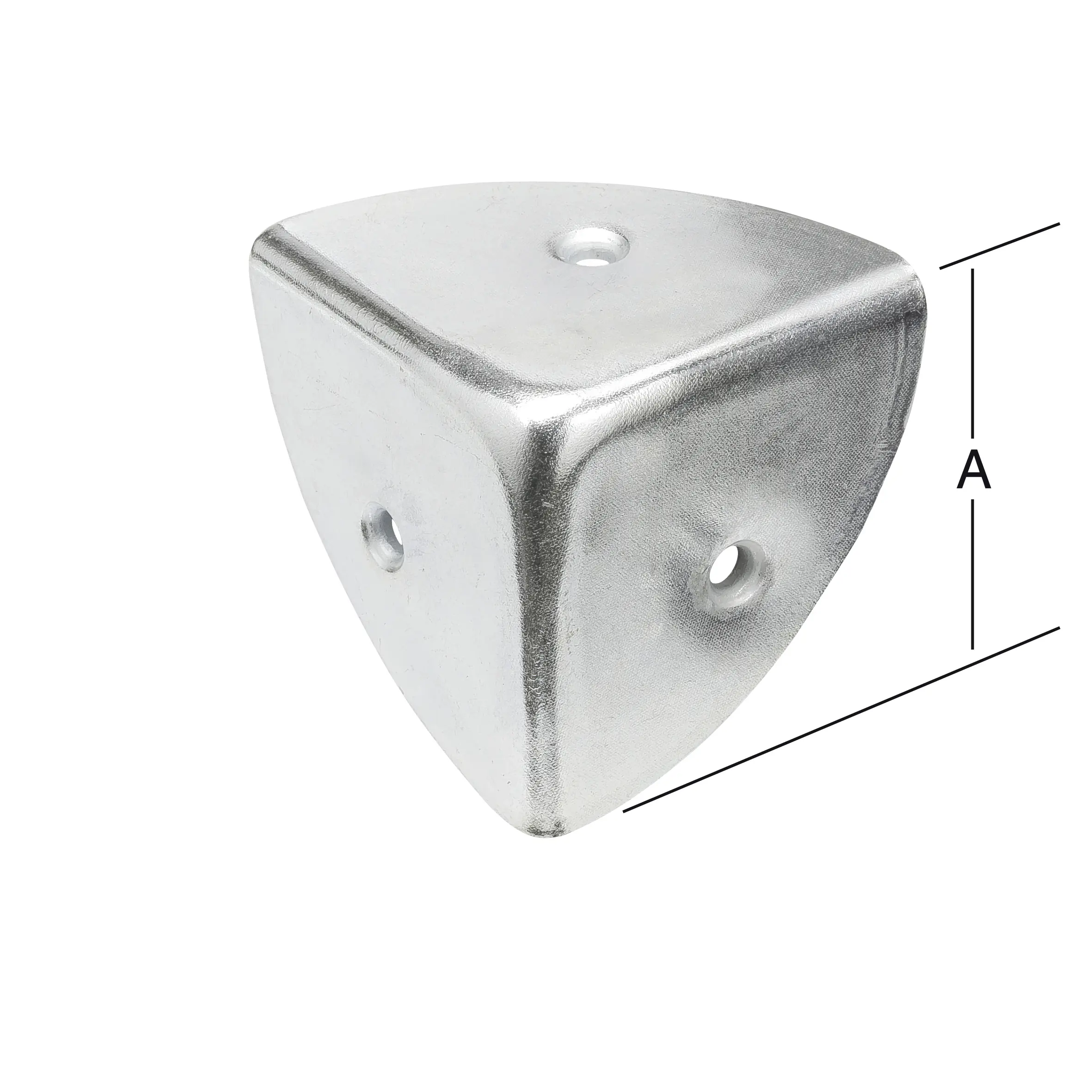 Vormann Kistenecken verzinkt 45 mm