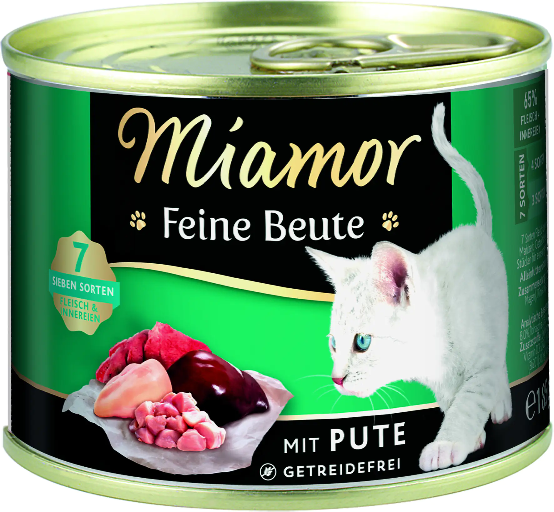 Miamor Feine Beute Pute 185g Katzennassfutter 185 g