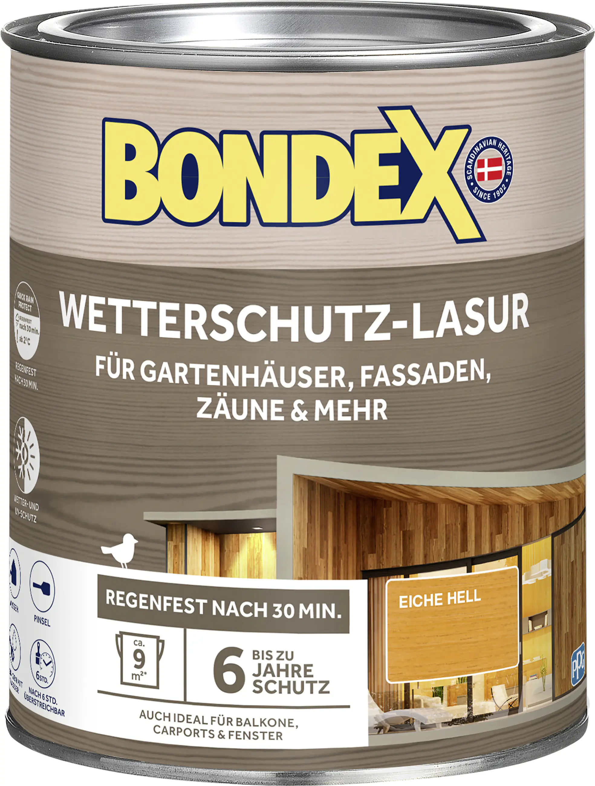 Bondex Wetterschutzlasur 0,75 L eiche hell