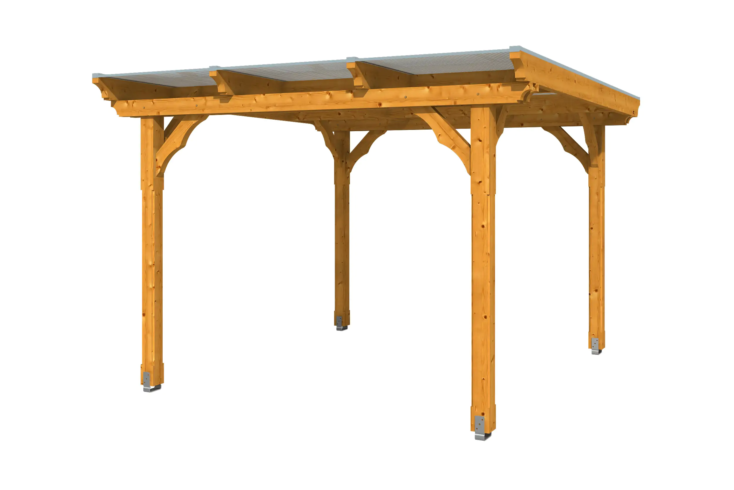 4018211006410_02 SKAN HOLZ Pavillon Marseille 327 x 350 cm, lasiert in Eiche hell