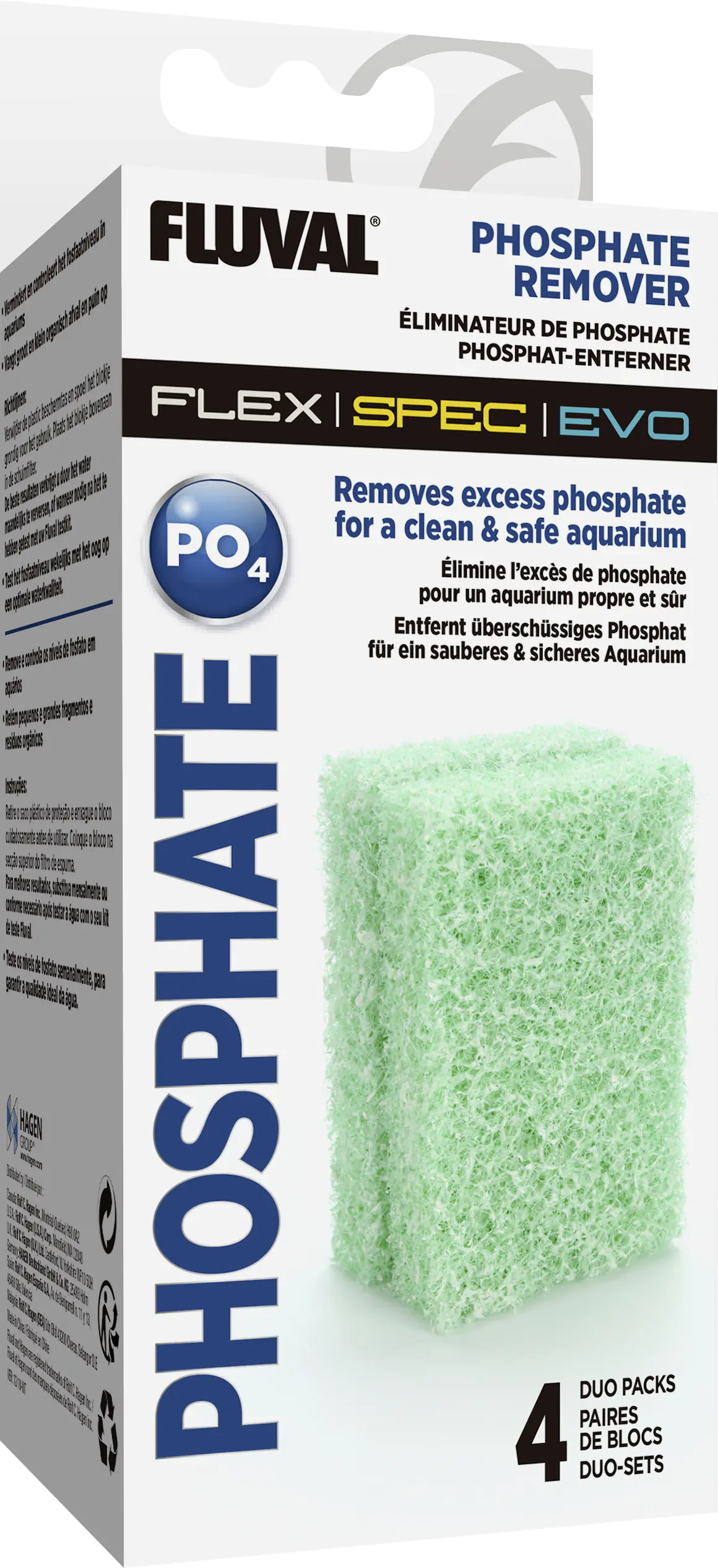 Fluval Phosphat Entferner für Flex Spec Aquarien 4 Stück Fluval Phosphat Entferner für Flex Spec Aquarien 4 Stück