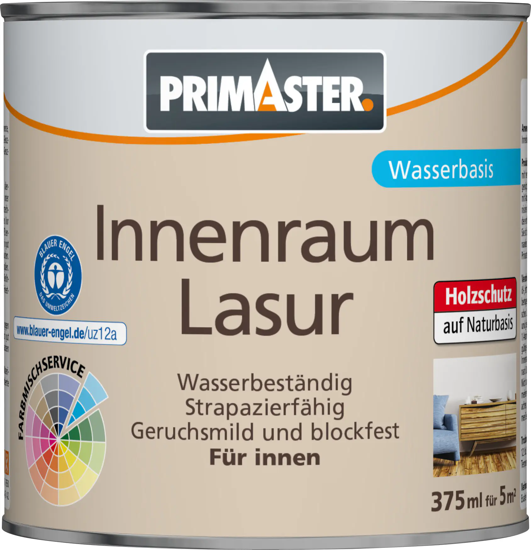 Primaster Innenraumlasur 375 ml farblos Primaster Innenraumlasur 375 ml farblos