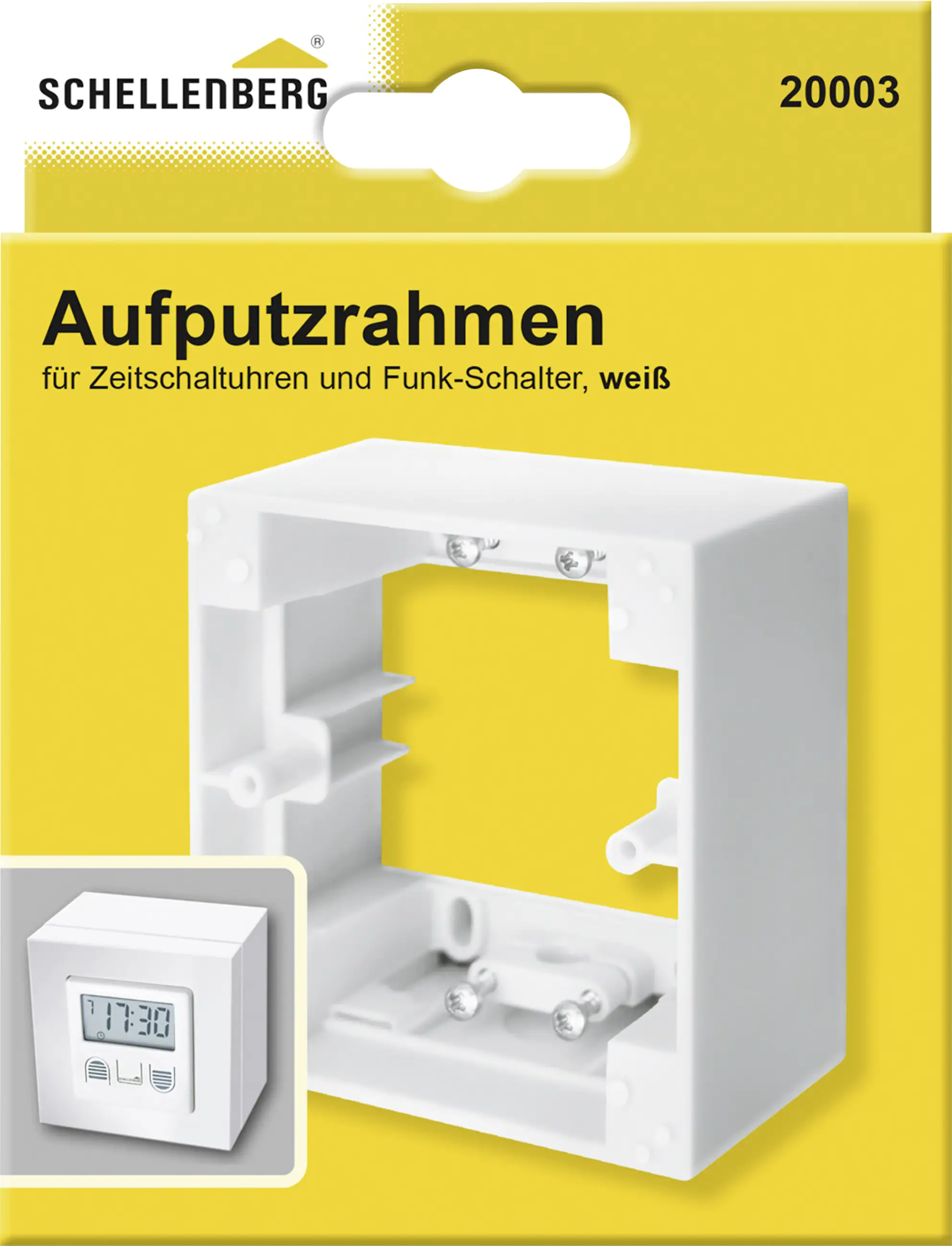 Schellenberg Aufputzrahmen 1-fach eckig Schellenberg Aufputzrahmen 1-fach eckig