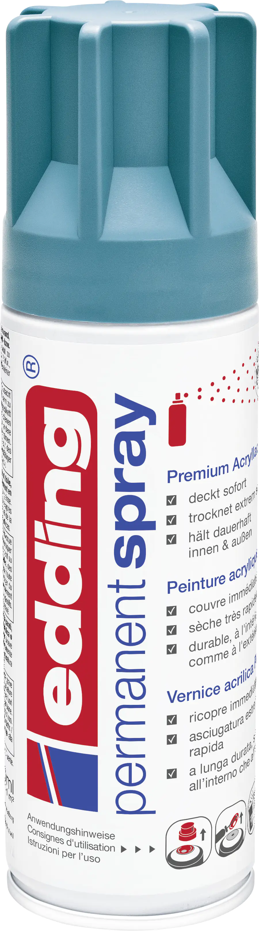 edding 5200 Permanent Spray Premium petrol matt Acrylic Paint