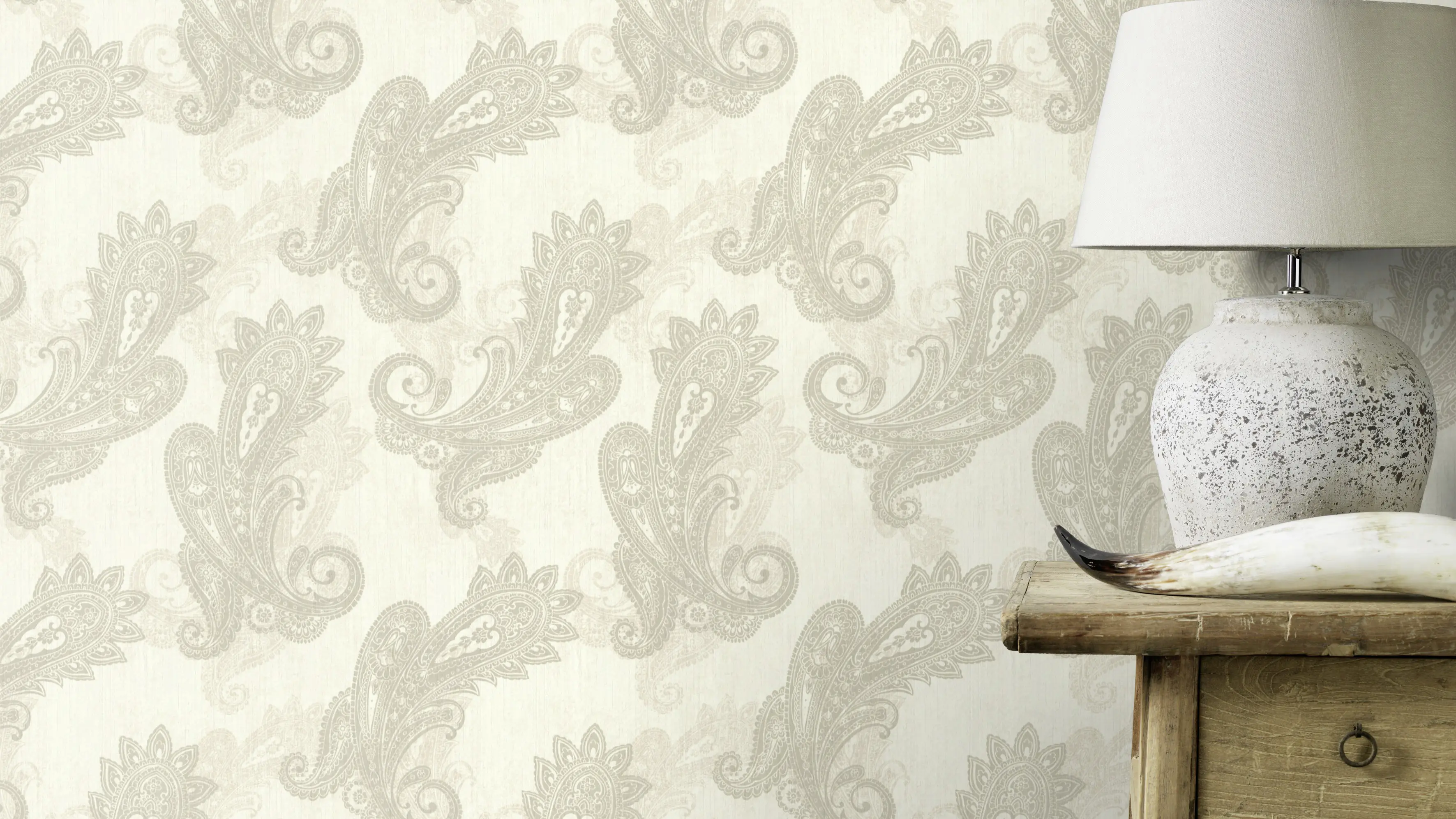 Rasch Vliestapete 746419 Beige-Taupe hell Muster & Motive 10,05 m x 0,53 m