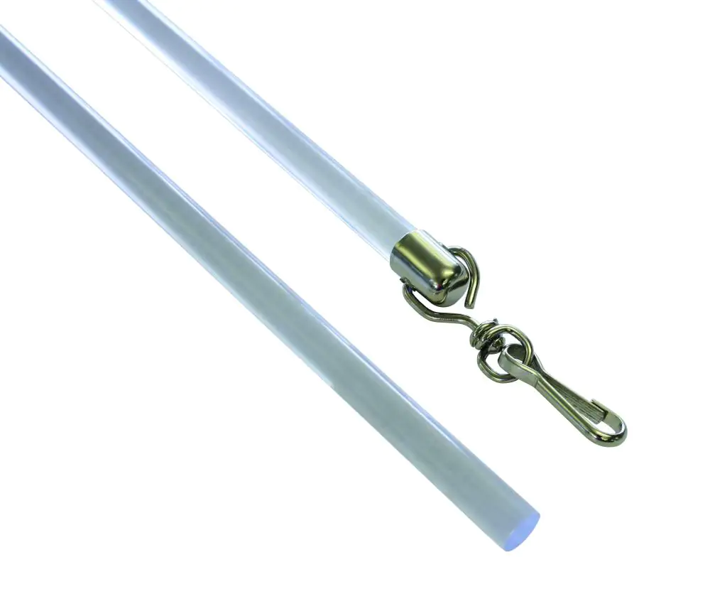 Gardinia Schleuderstab transparent, 100 cm, 2 Stück