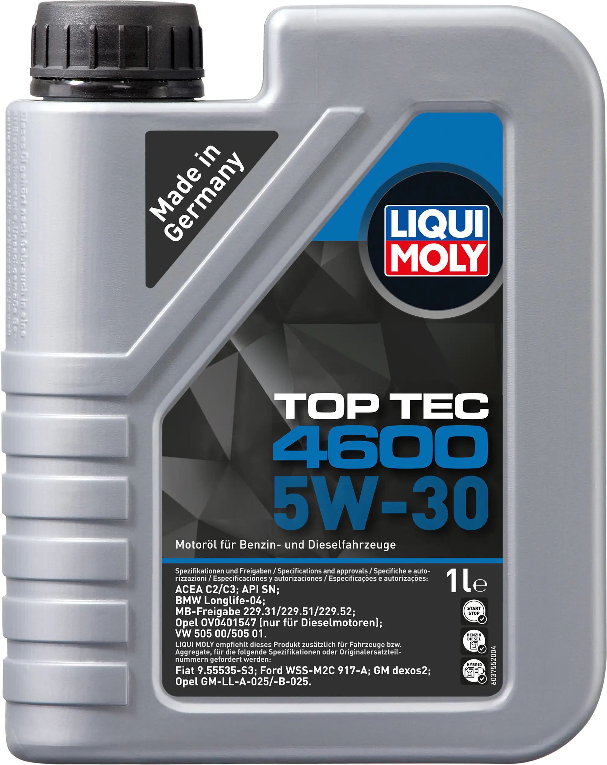 Liqui Moly Motoröl Top Tec 4600 SAE 5W-30 1 L Liqui Moly Motoröl Top Tec 4600 SAE 5W-30 1 L