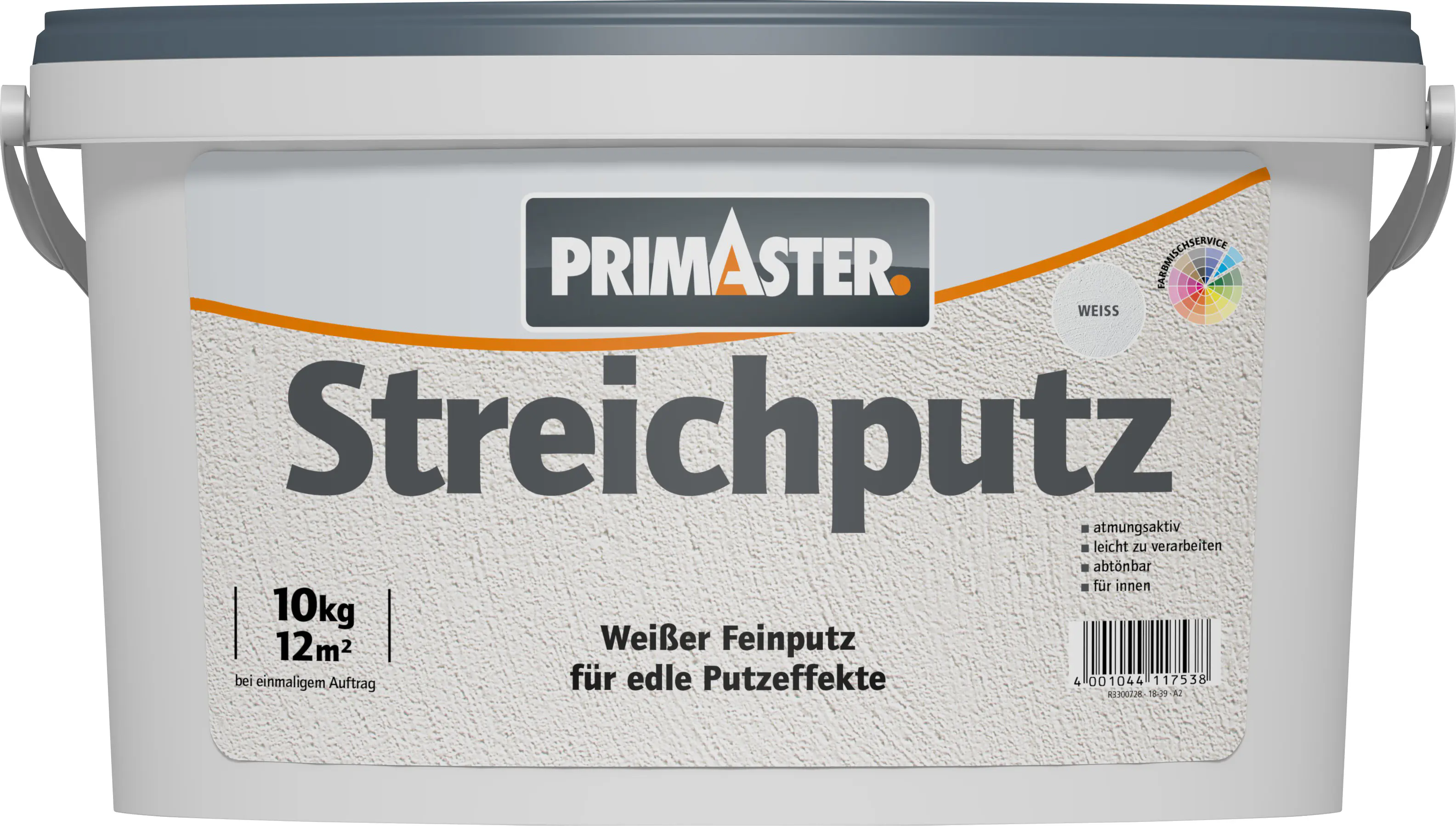 Primaster Streichputz 10 kg weiß mediterran
