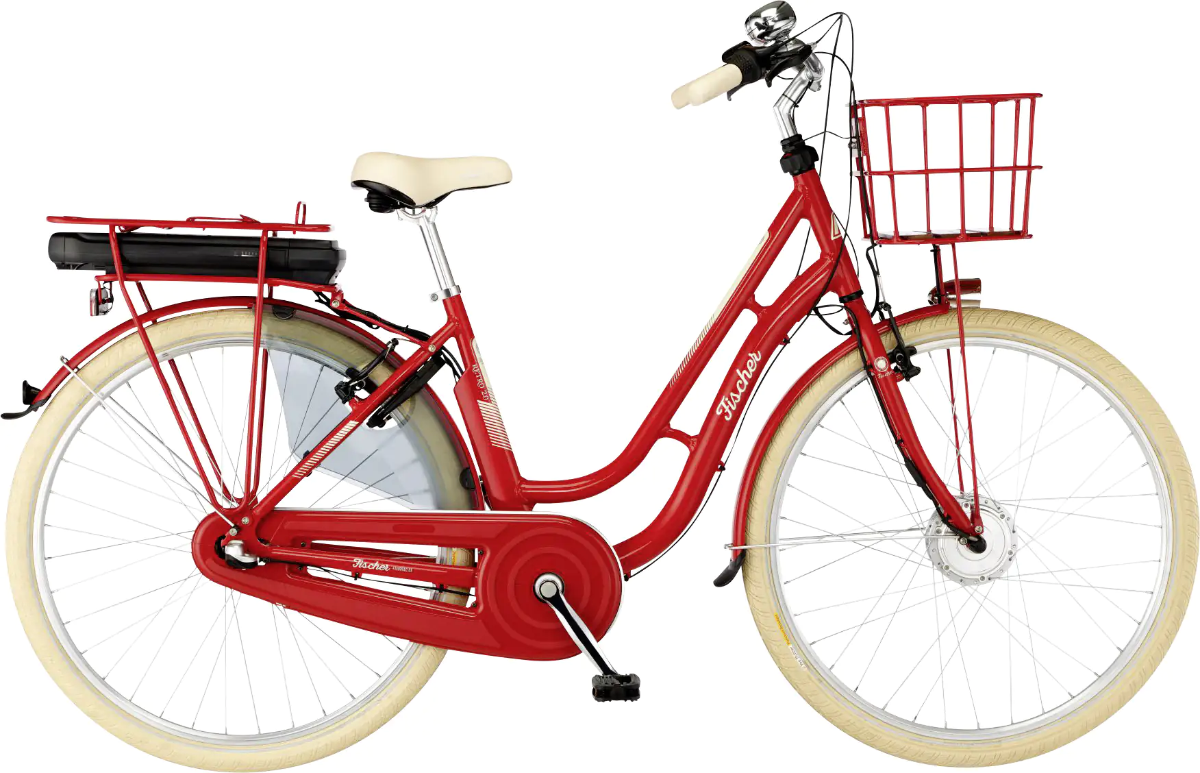 Fischer E-Bike City Cita Retro 2.0 28 Zoll 3-Gang 317 Wh weiß 62452 Fischer E-Bike City Cita Retro 2.0 28 Zoll 3-Gang 317 Wh weiß 62452