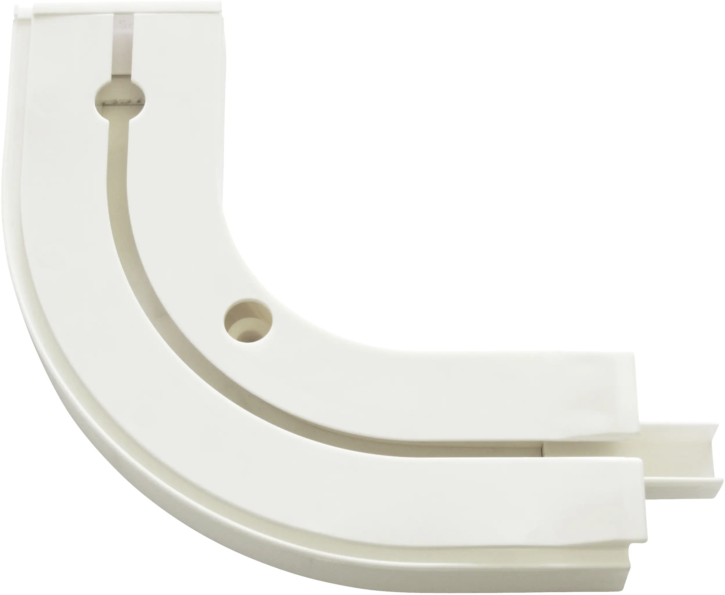 Gardinia Rundbogen für Vorhangschiene GE 1-läufig, weiß, 2 Stück