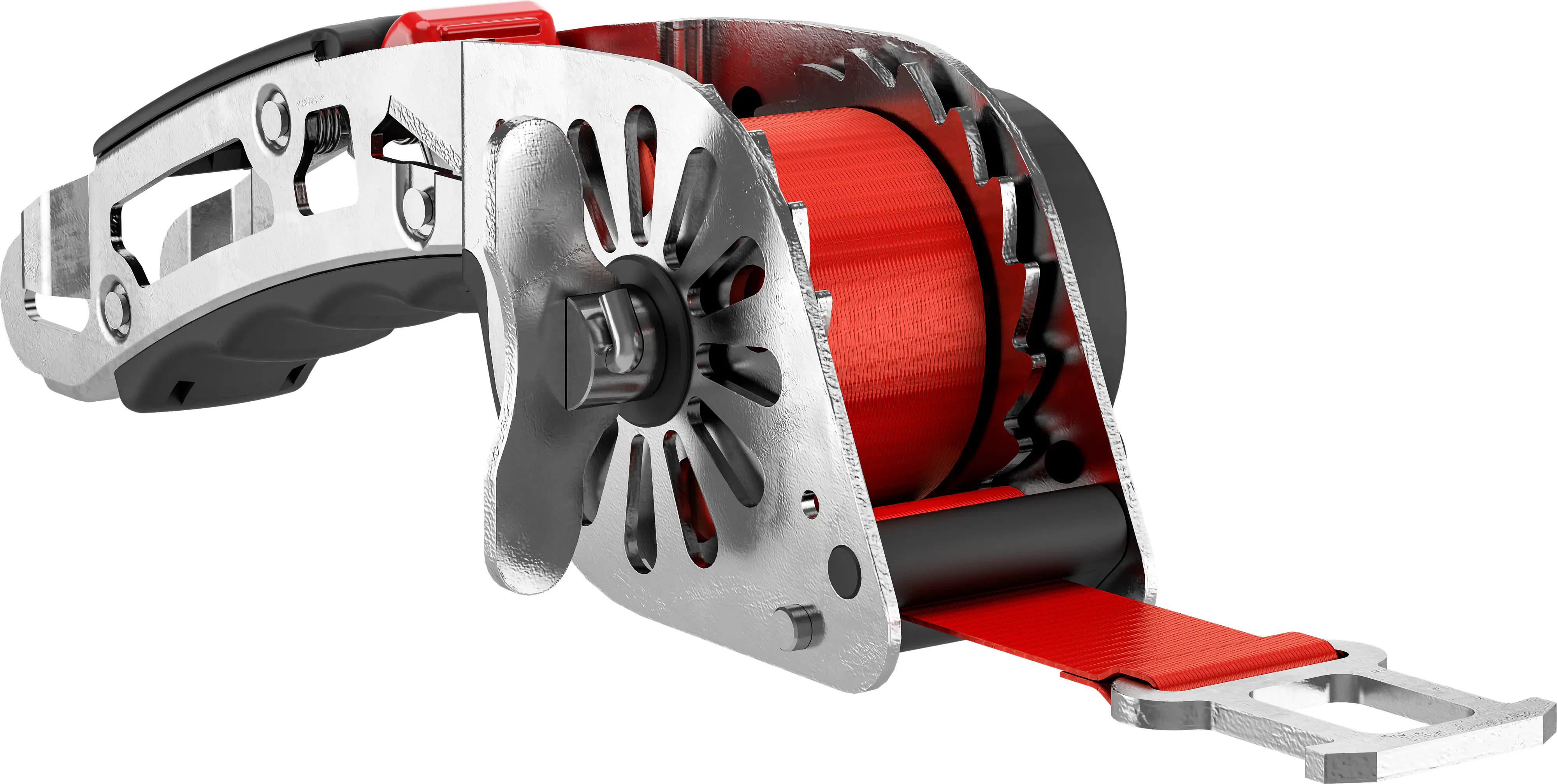 QUICKLOADER® Spanngurt Grip 25 mm x 2,5 m 1 Stück rot