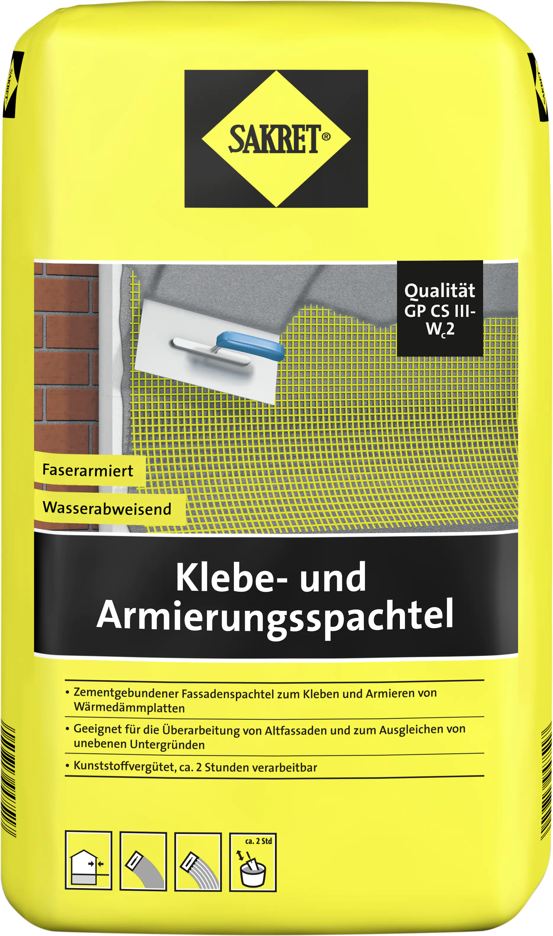 SAKRET Klebe- und Armierungsspachtel 10 kg Sack SAKRET Klebe- und Armierungsspachtel 10 kg Sack