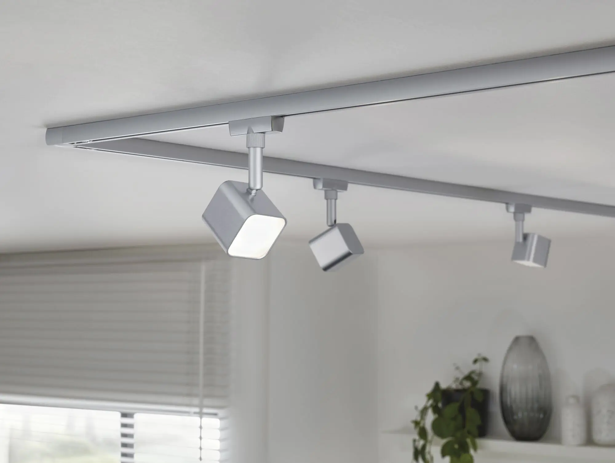 Paulmann URail LED Einzelspot Muri chrom matt warmweiß Paulmann URail LED Einzelspot Muri chrom matt warmweiß