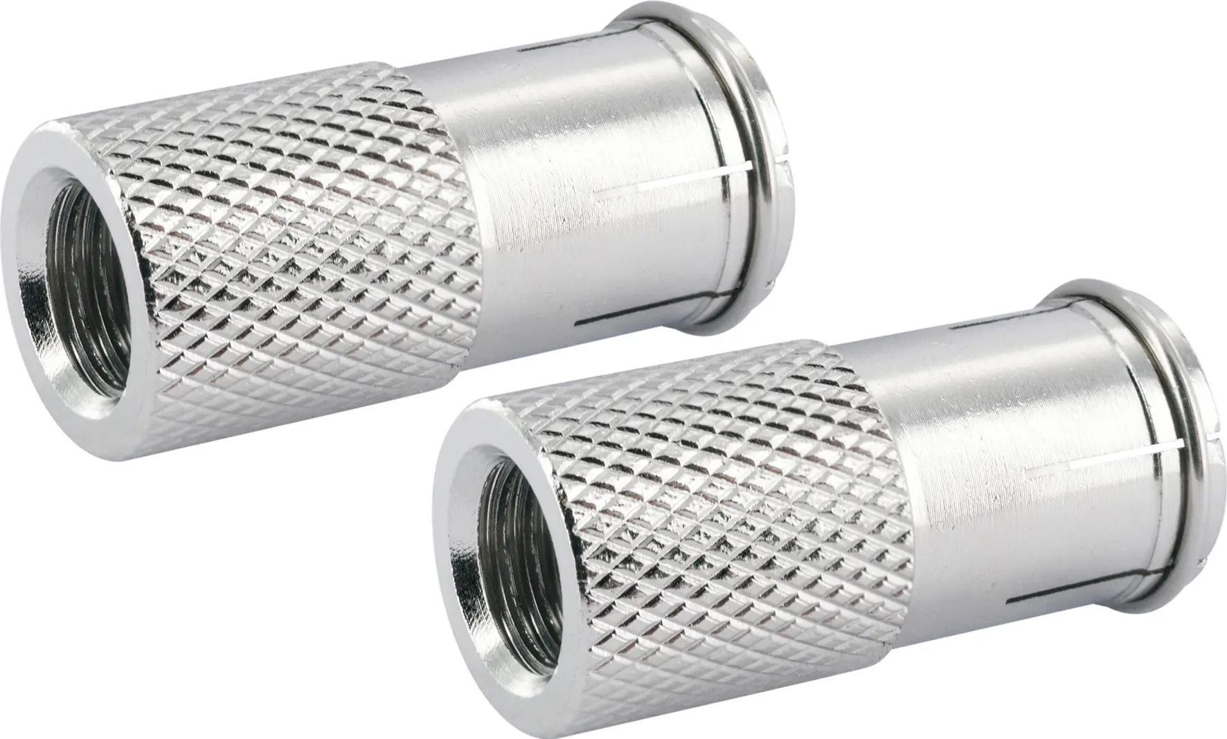 Schwaiger F Quick Stecker FSQ7002 531 2x F Aufdrehstecker für Kabel mit 7mm Durchmesser