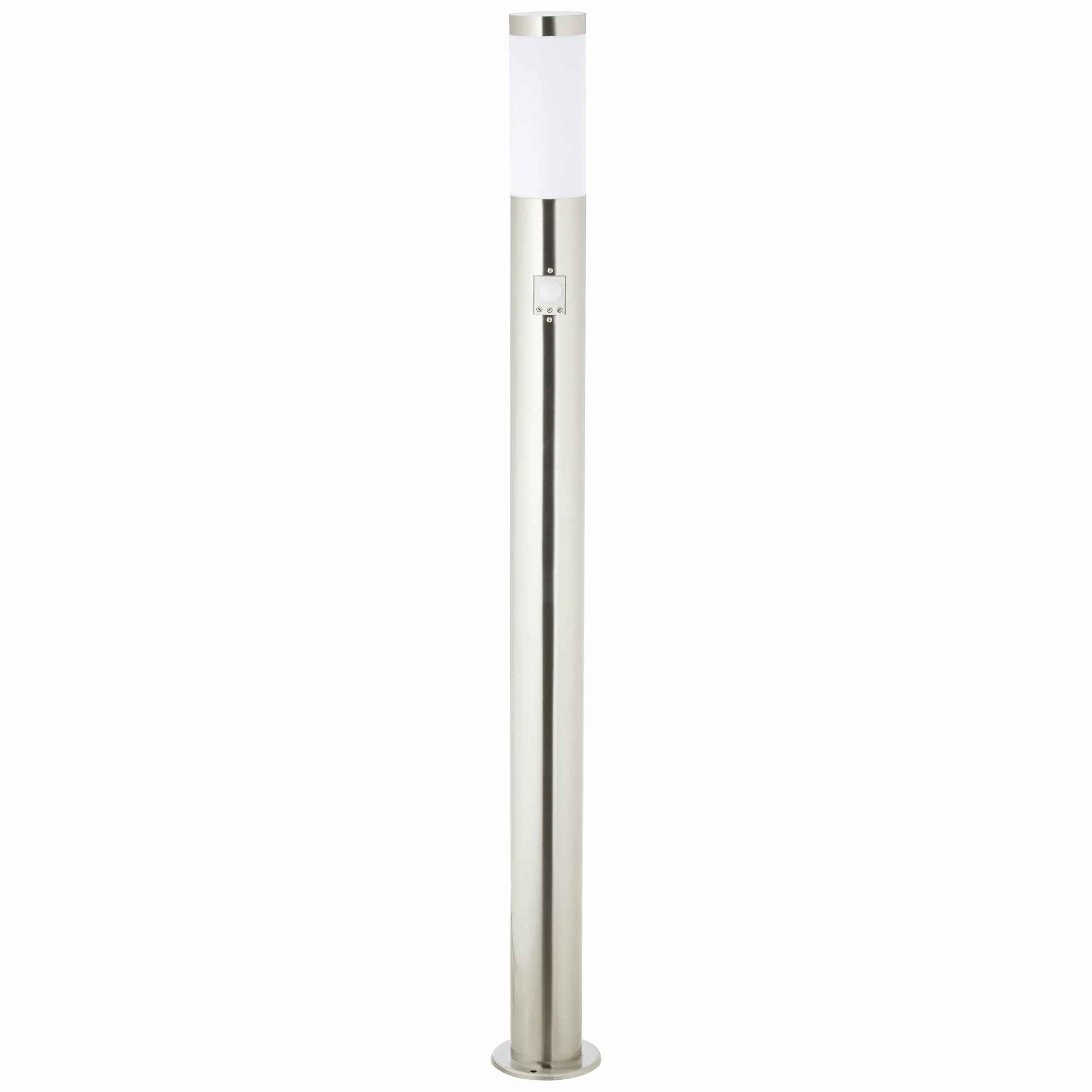 Brilliant Außen-Standleuchte Chorus edelstahl 80 cm mit Bewegungsmelder E27 Brilliant Außen-Standleuchte Chorus edelstahl 80 cm mit Bewegungsmelder E27