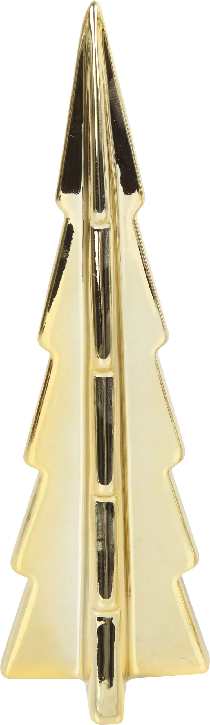 TrendLine Deko Keramik Baum 23 x 7 x 7 cm gold
