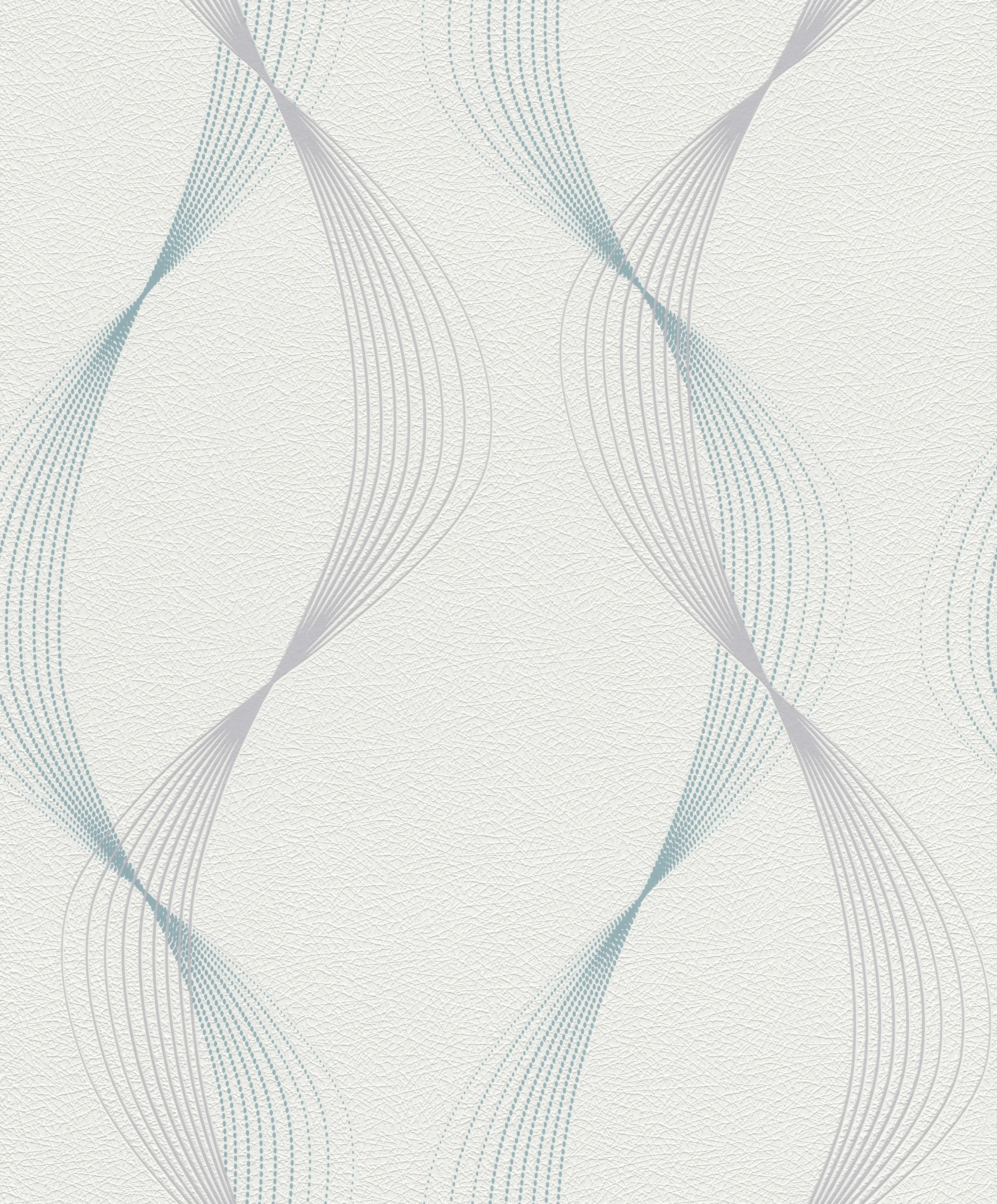 Rasch Vliestapete Grafik türkis 10,05 x0,53 m