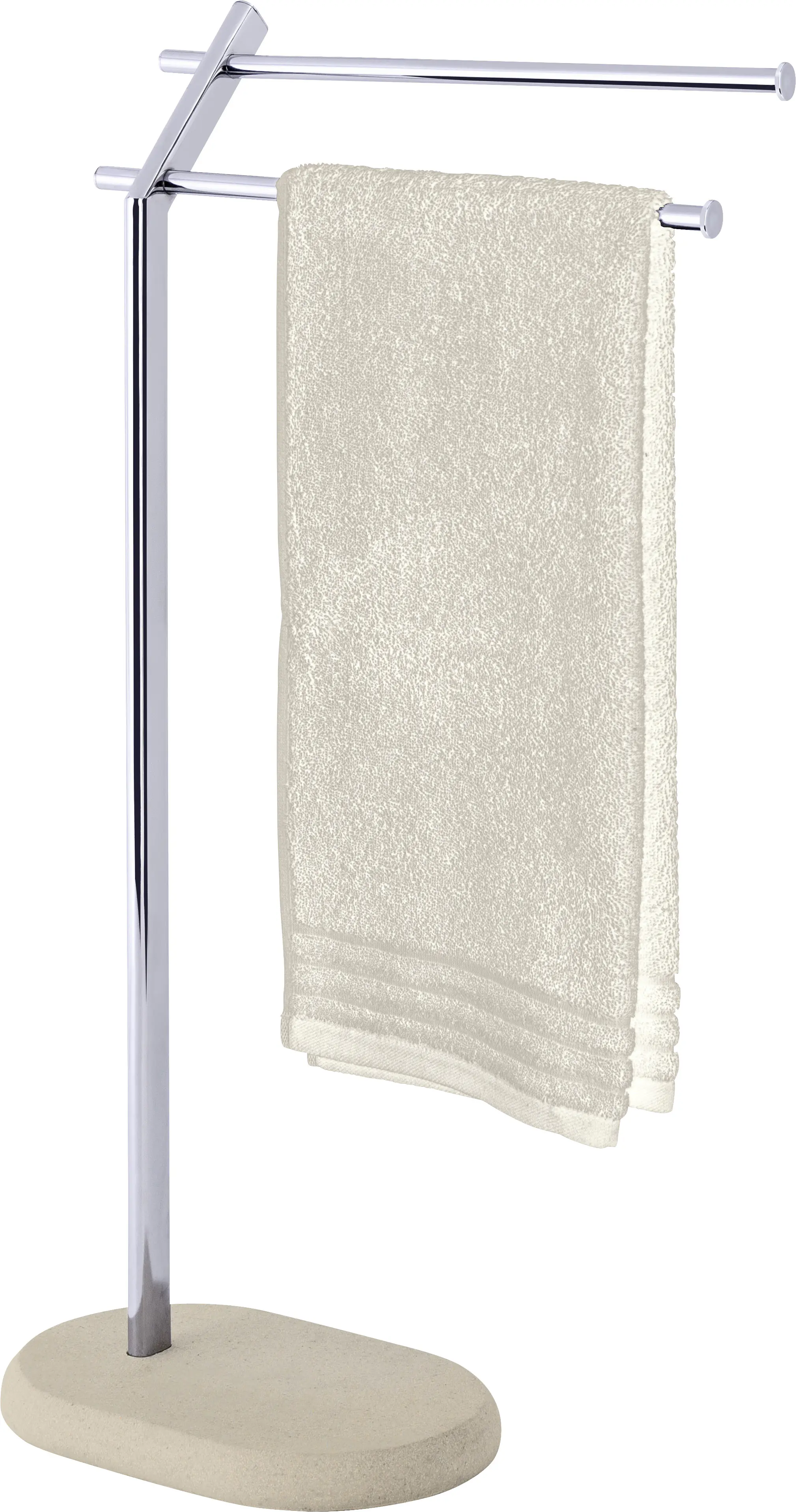 Wenko Handtuchständer Puro 2-armig, beige