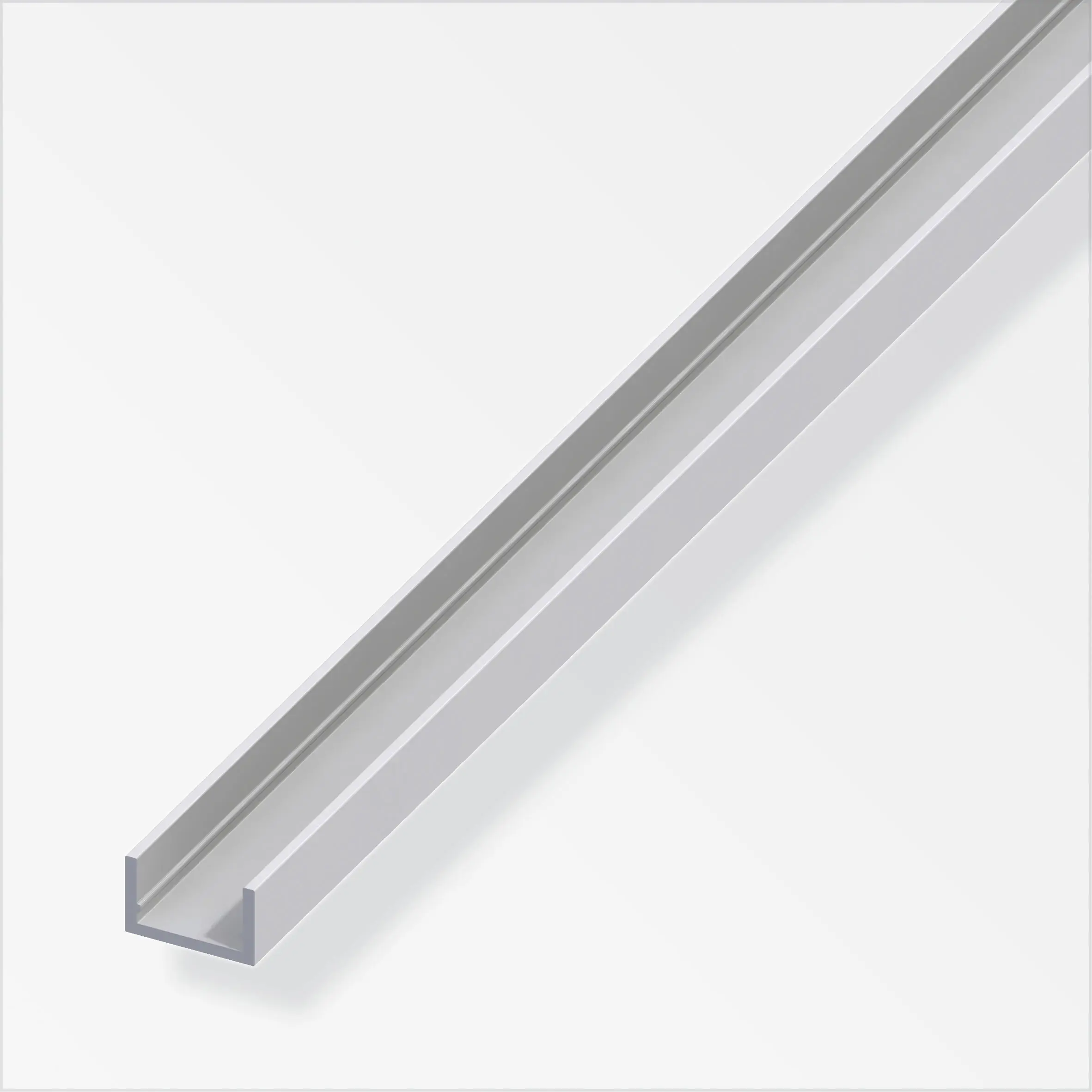alfer U-Profil 1 m, 10 x 13.5 x 1.5 mm Aluminium eloxiert silber alfer U-Profil 1 m, 10 x 13.5 x 1.5 mm Aluminium eloxiert silber