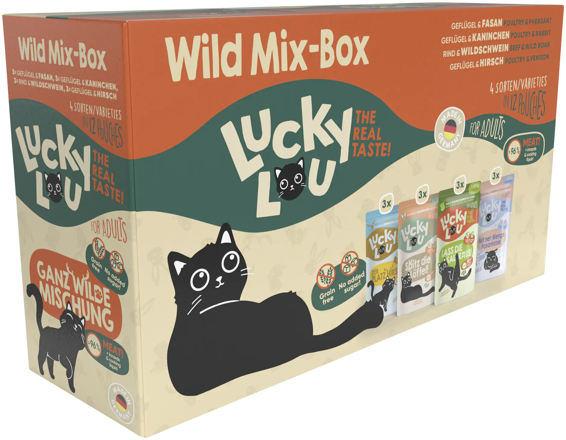 Lucky Lou Lifestage Adult Wild-Mix 12x125g Lucky Lou Lifestage Adult Wild-Mix 12x125g