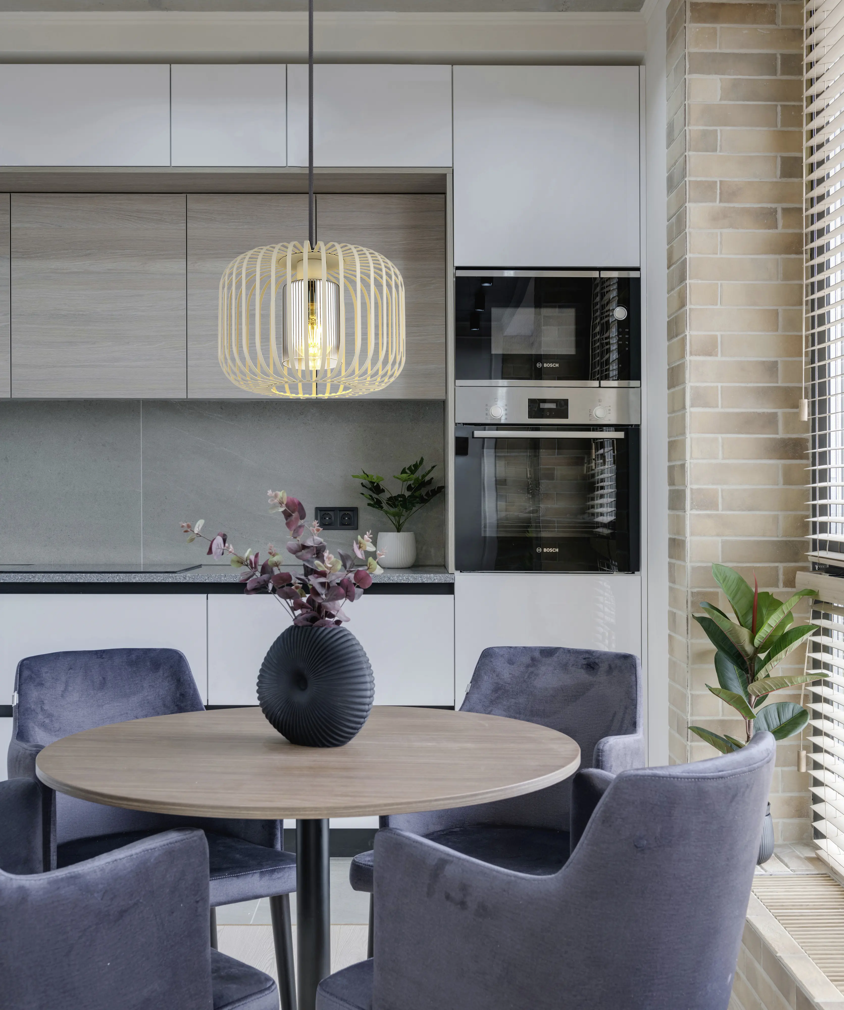 Globo Hängeleuchte Alfred 28 x 120 cm Ø x H sandfarben matt