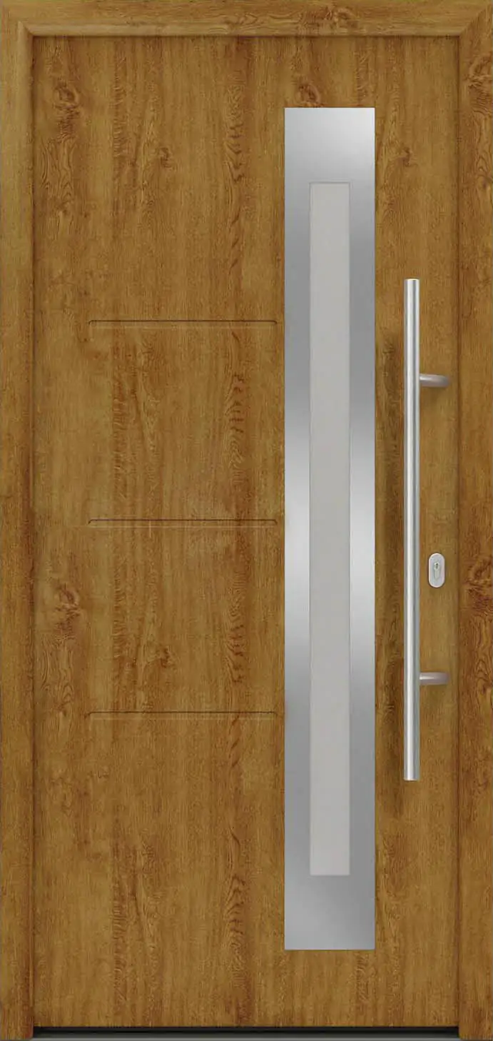 EcoStar Haustür ISOPRO IP 780S golden oak 110 x 210 cm EcoStar Haustür ISOPRO IP 780S golden oak 110 x 210 cm