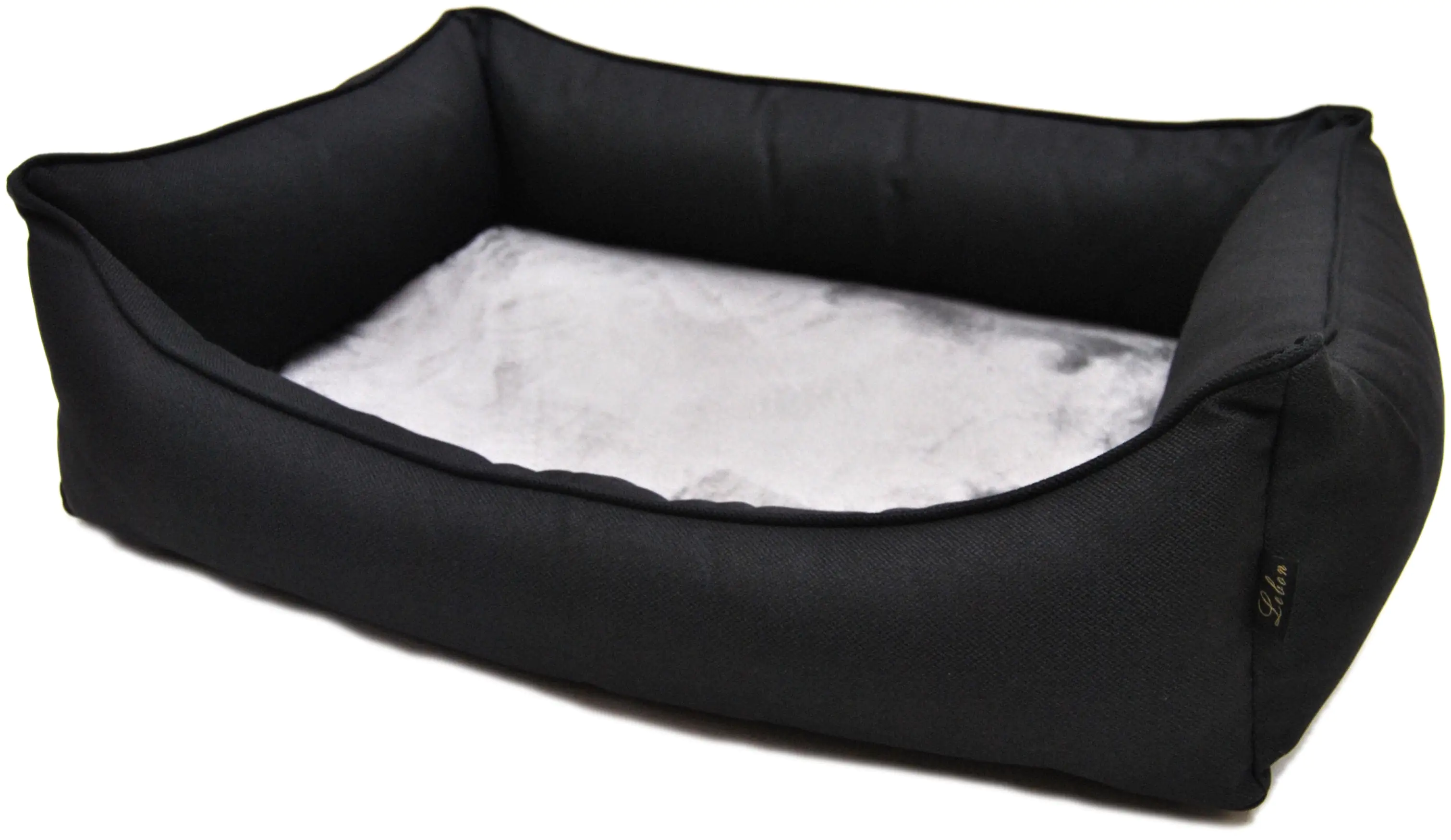 Lebon Orthopädisches Hundebett Noah Plus eckig schwarz Lebon Orthopädisches Hundebett Noah Plus eckig schwarz