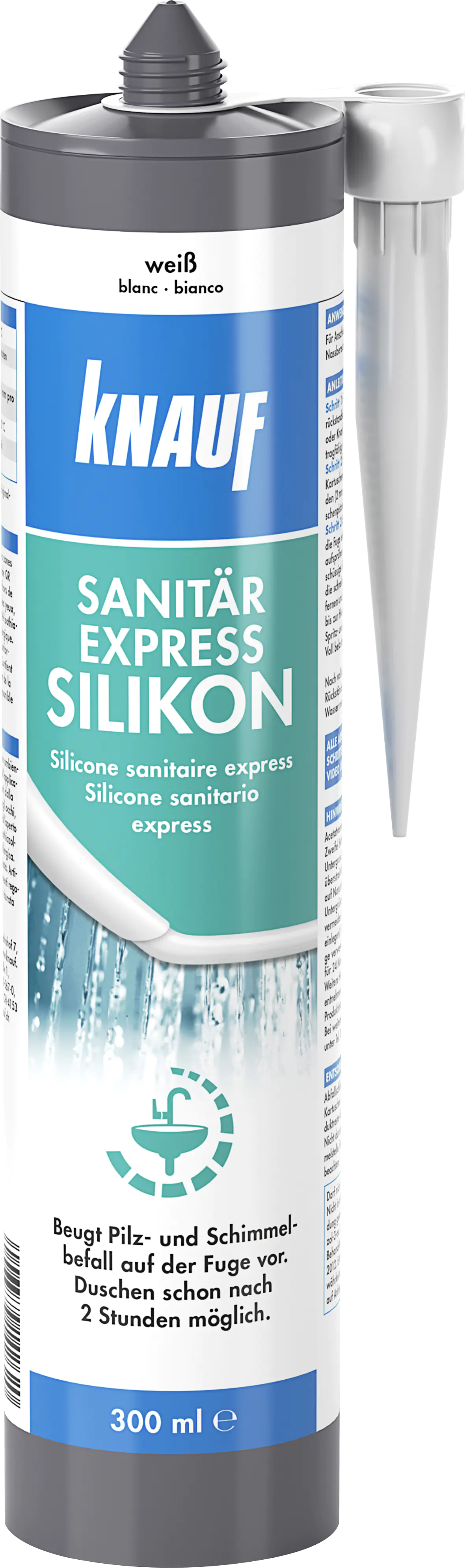 Knauf Sanitär Express Silikon 300 ml weiß