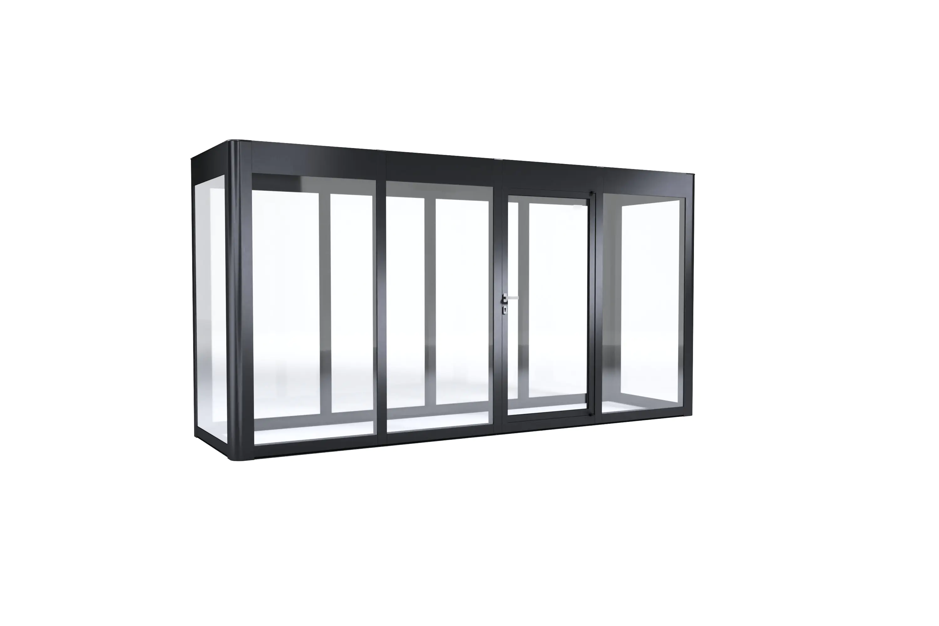 SunElements SunGarden Gartenhaus Infinity 4.1 443 x 128 cm anthrazit-metallic SunElements SunGarden Gartenhaus Infinity 4.1 443 x 128 cm anthrazit-metallic