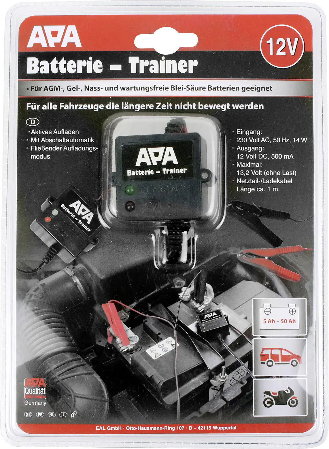 APA Batterie Trainer 12V 500mA