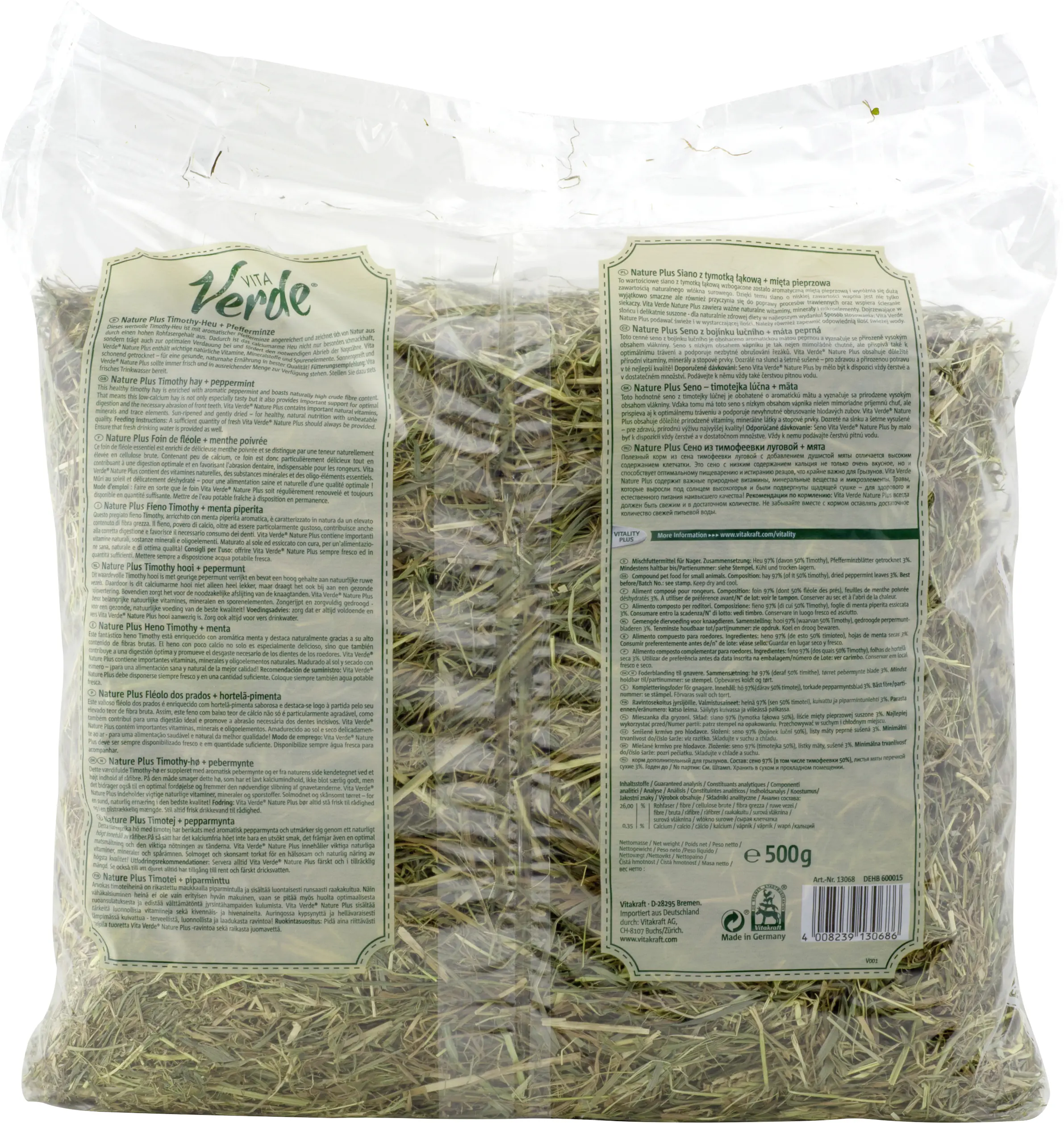 Vitakraft VitaVerde® Heu + Pfefferminze 500 g